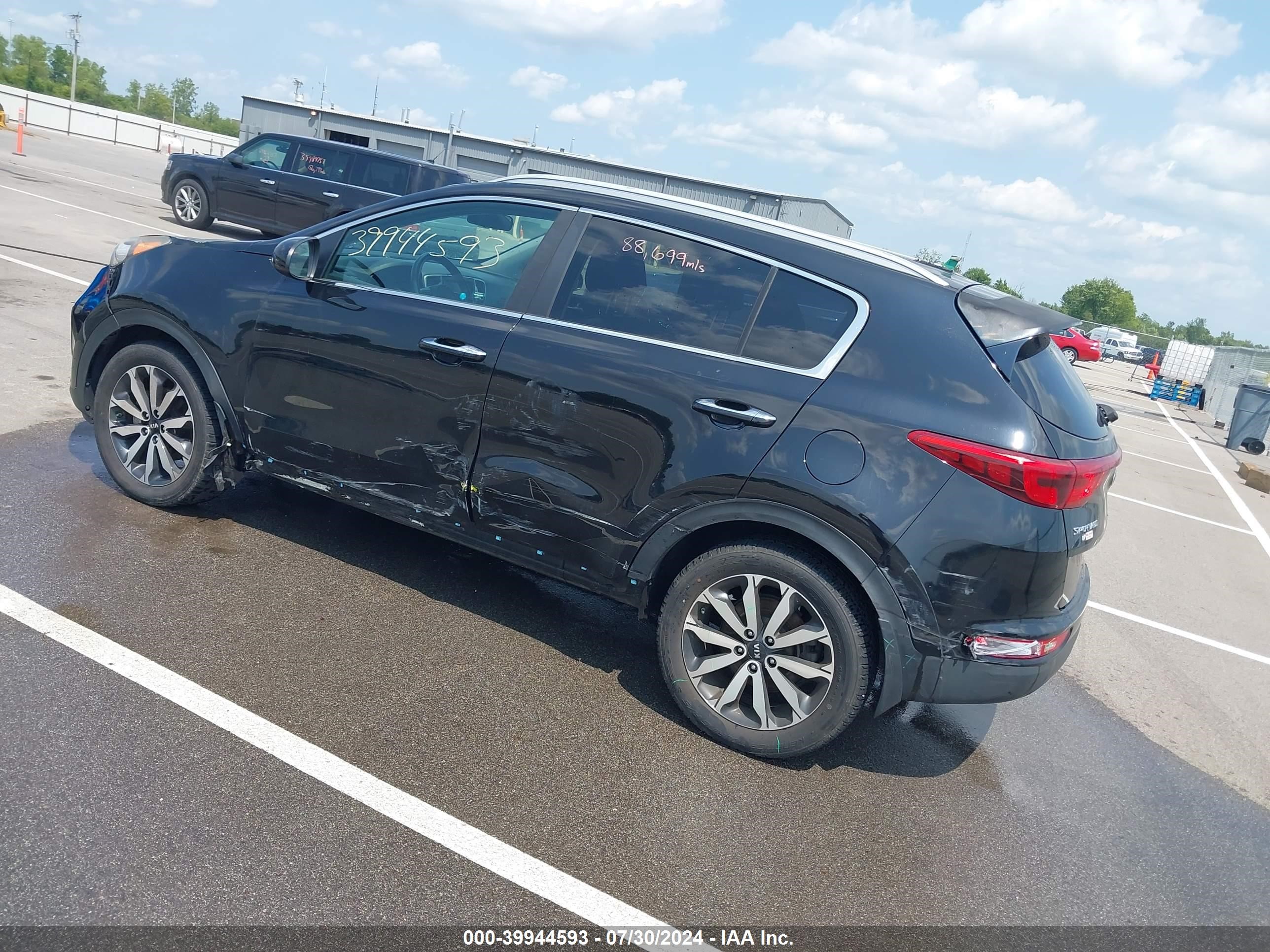 2017 Kia Sportage Ex Black vin: KNDPN3AC1H7082575