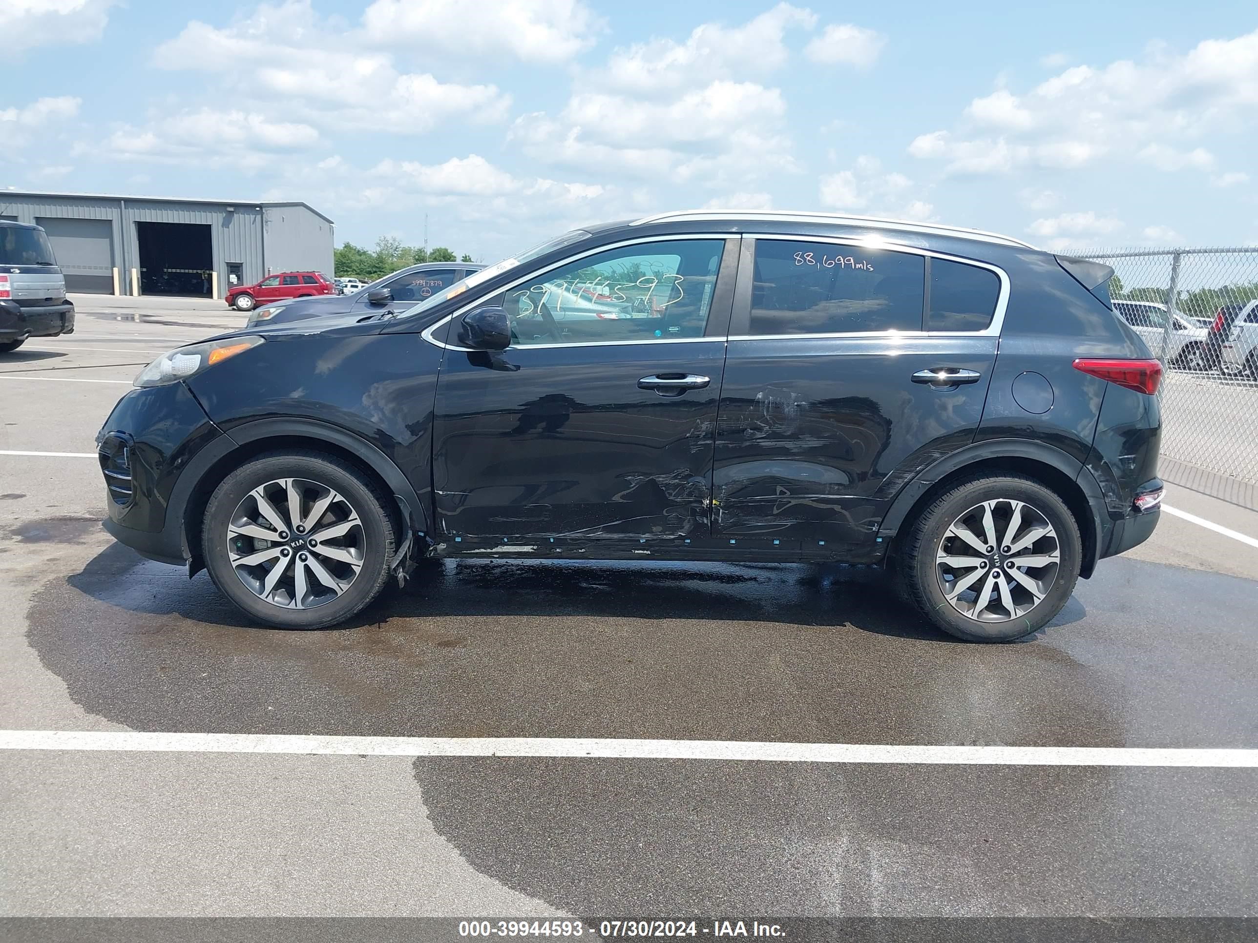 2017 Kia Sportage Ex Black vin: KNDPN3AC1H7082575