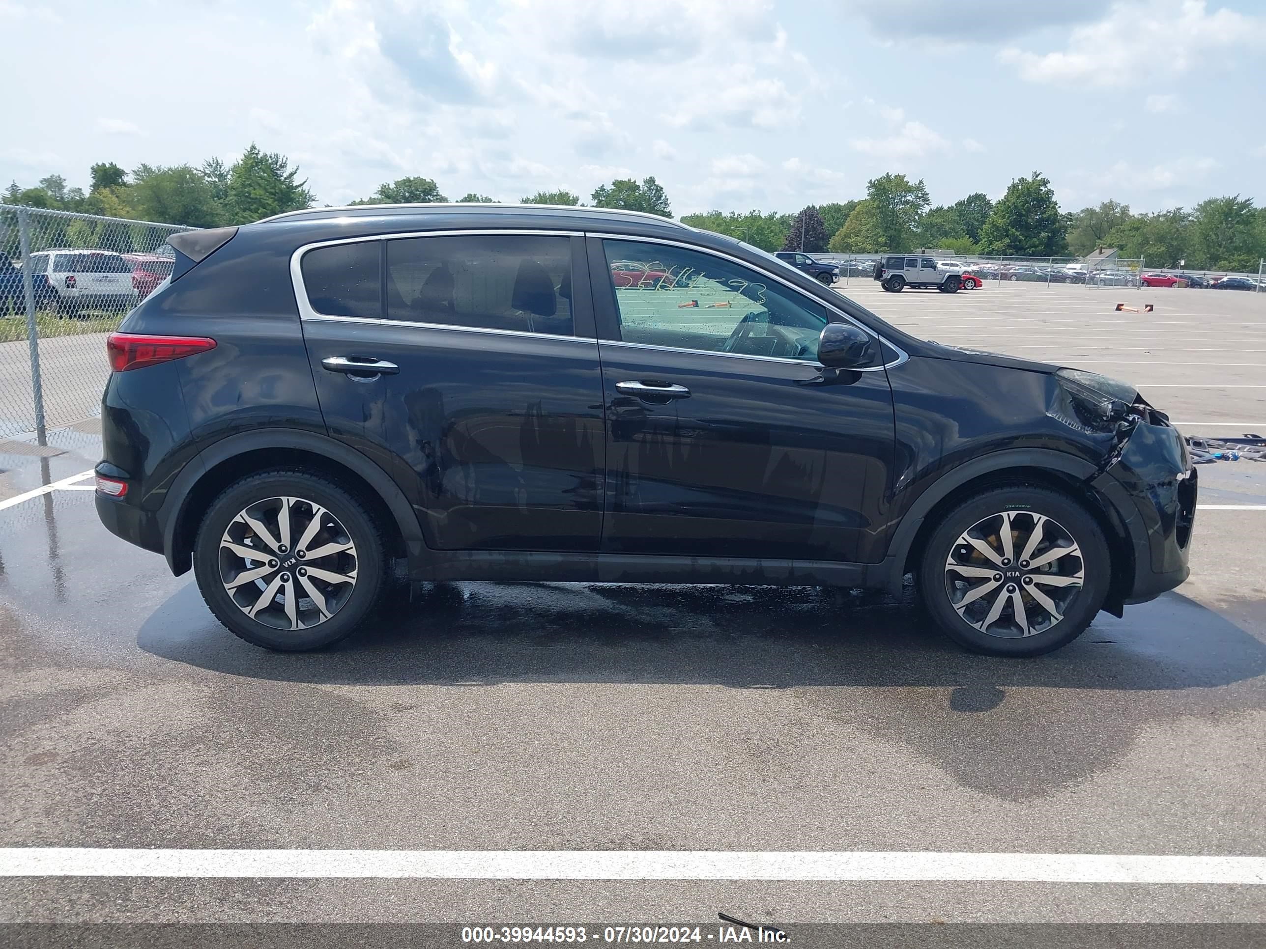 2017 Kia Sportage Ex Black vin: KNDPN3AC1H7082575