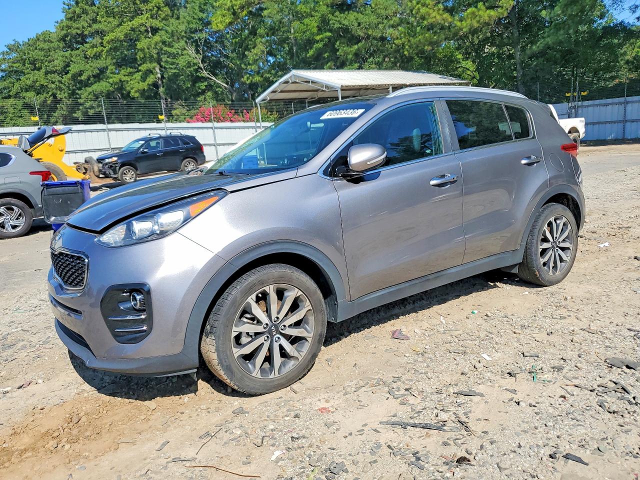2017 Kia Sportage Ex Gray vin: KNDPN3AC2H7183642