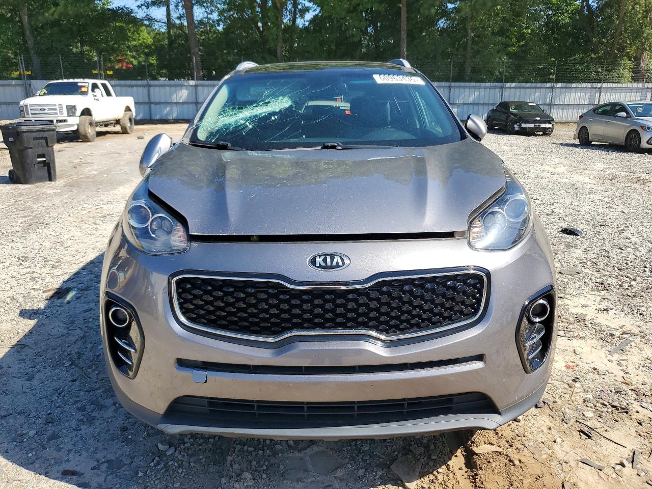 2017 Kia Sportage Ex Gray vin: KNDPN3AC2H7183642