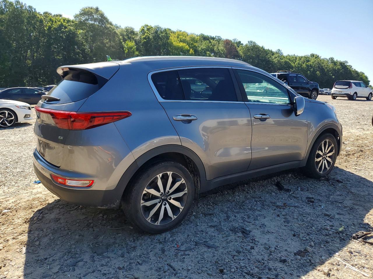 2017 Kia Sportage Ex Gray vin: KNDPN3AC2H7183642
