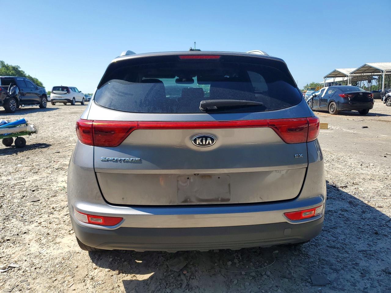 2017 Kia Sportage Ex Gray vin: KNDPN3AC2H7183642