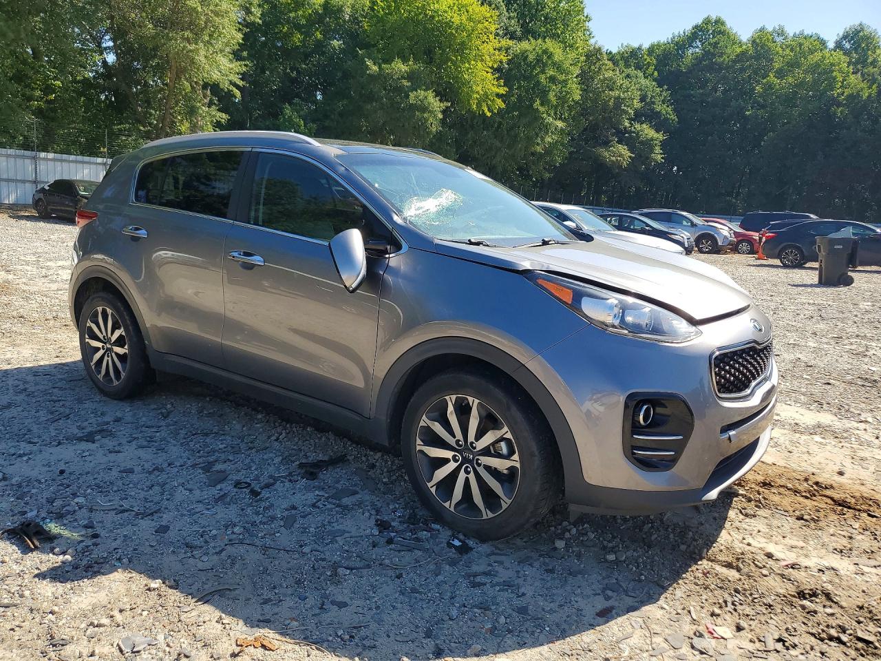 2017 Kia Sportage Ex Gray vin: KNDPN3AC2H7183642