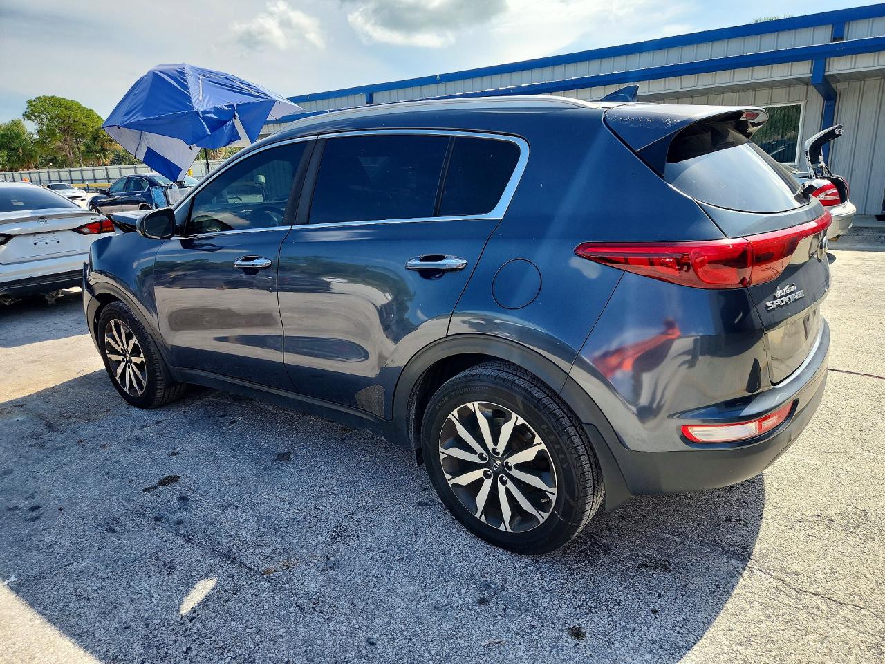 2017 Kia Sportage Ex Blue vin: KNDPN3AC6H7264336