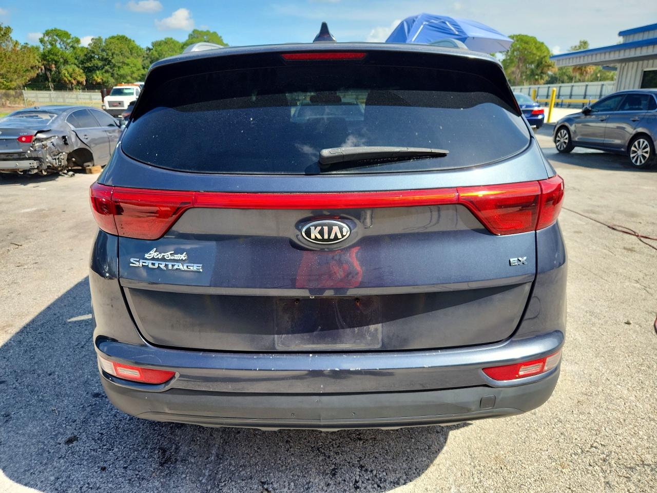 2017 Kia Sportage Ex Blue vin: KNDPN3AC6H7264336