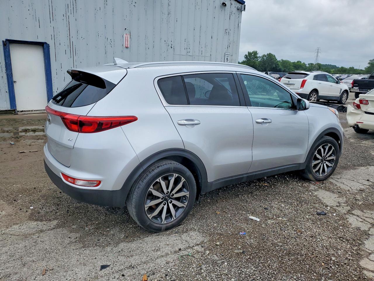 2017 Kia Sportage Ex Silver vin: KNDPN3AC8H7117385