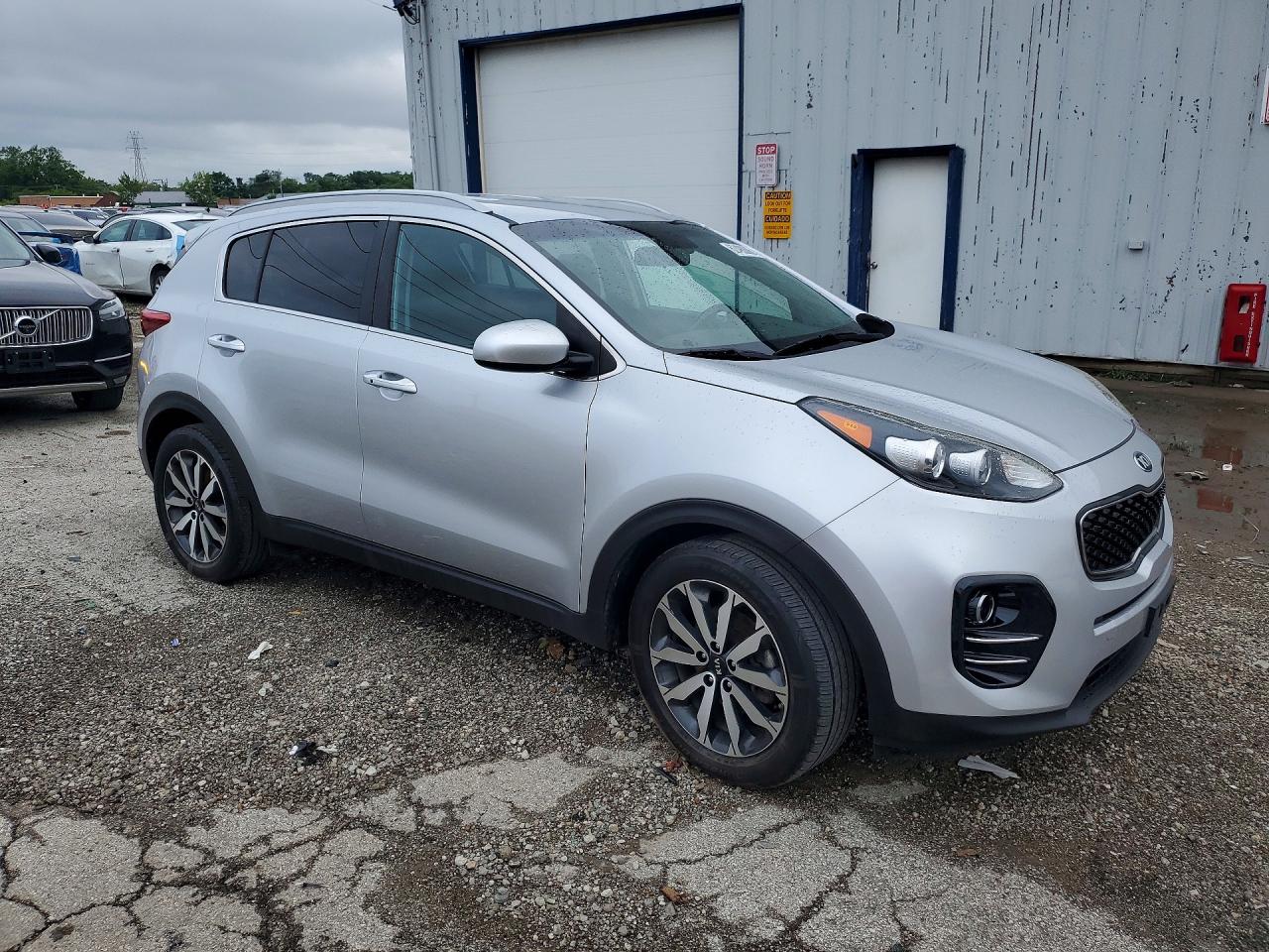 2017 Kia Sportage Ex Silver vin: KNDPN3AC8H7117385