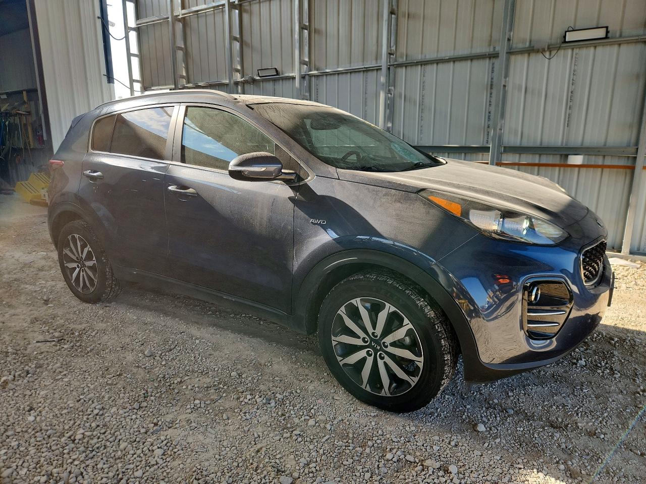 2017 Kia Sportage Ex Blue vin: KNDPNCAC3H7202084