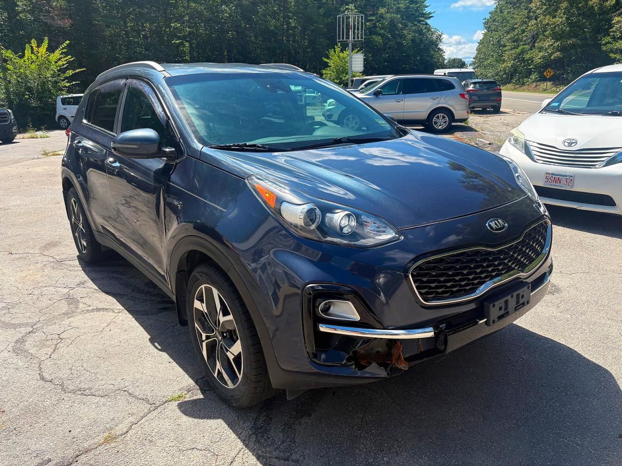 2020 Kia Sportage Ex Blue vin: KNDPNCAC4L7688249