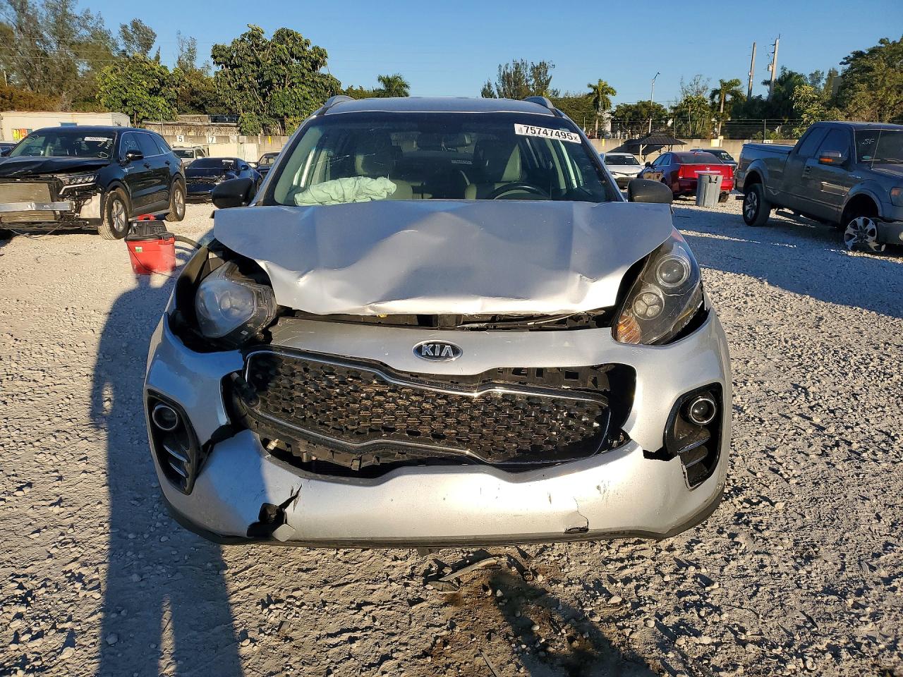 2017 Kia Sportage Ex Silver vin: KNDPNCAC6H7207103