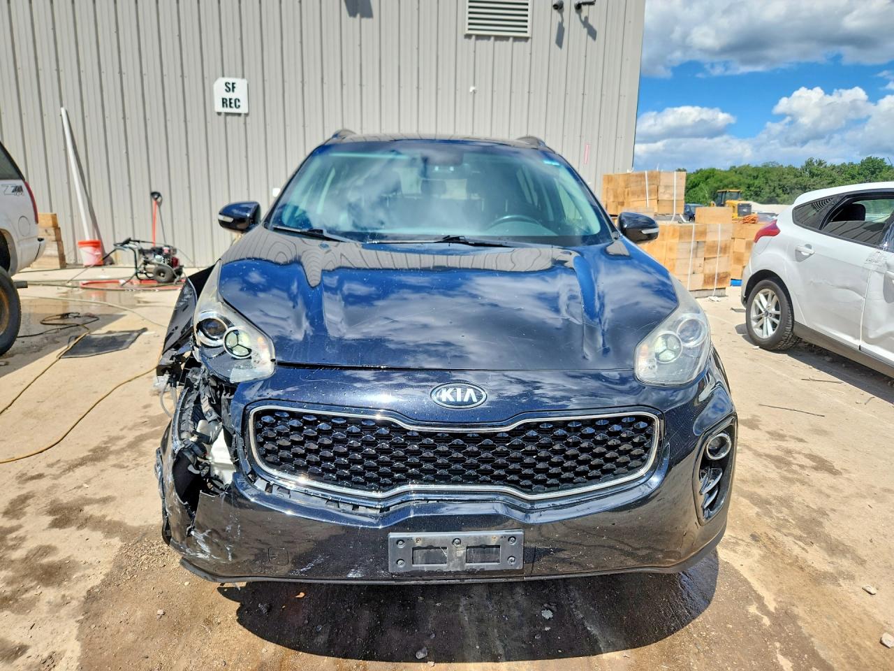 2018 Kia Sportage Ex Черный vin: KNDPNCAC8J7379123