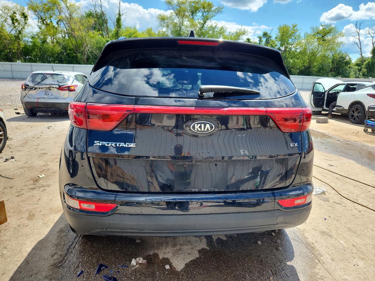 2018 Kia Sportage Ex Черный vin: KNDPNCAC8J7379123