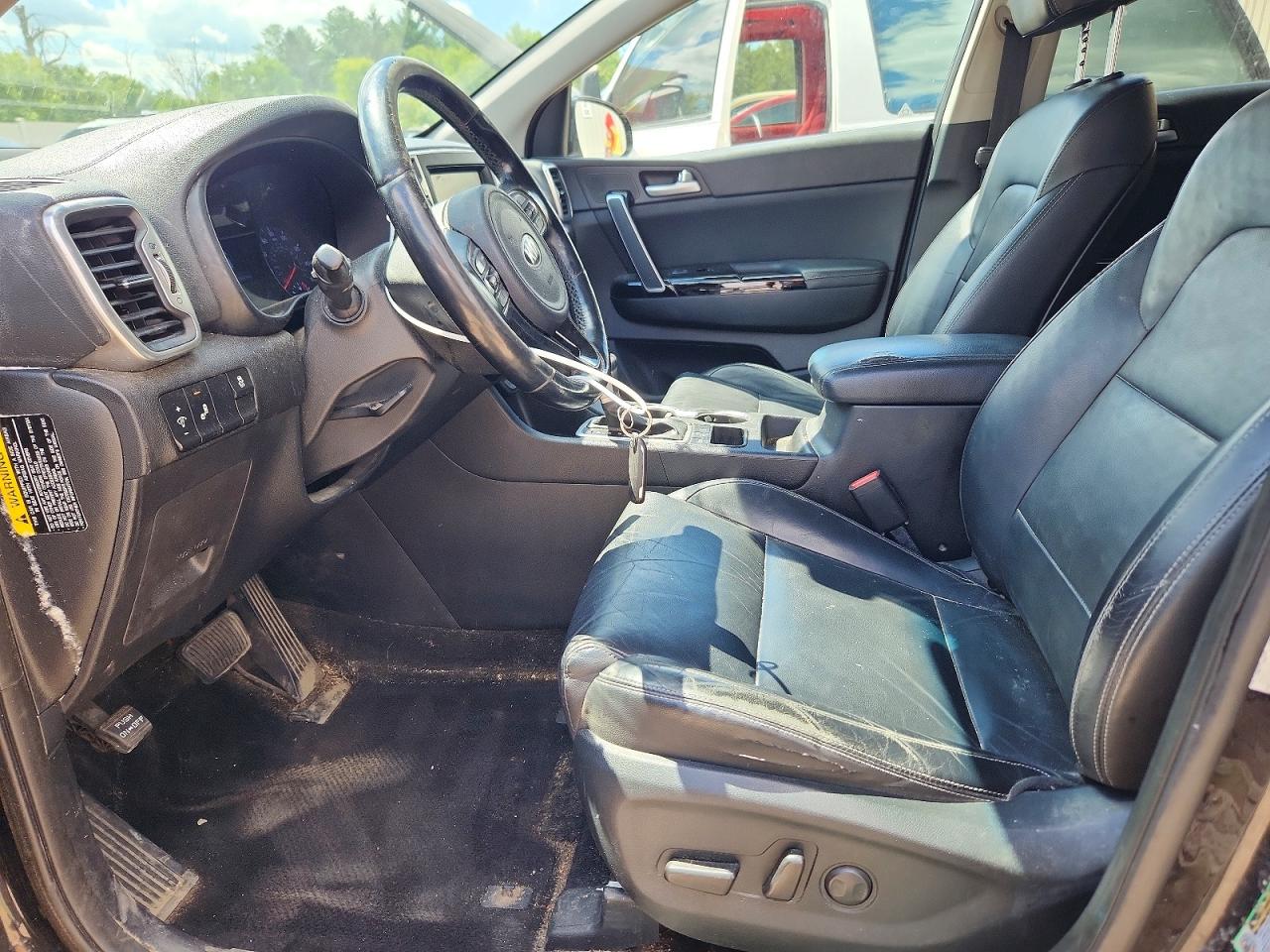 2018 Kia Sportage Ex Черный vin: KNDPNCAC8J7379123
