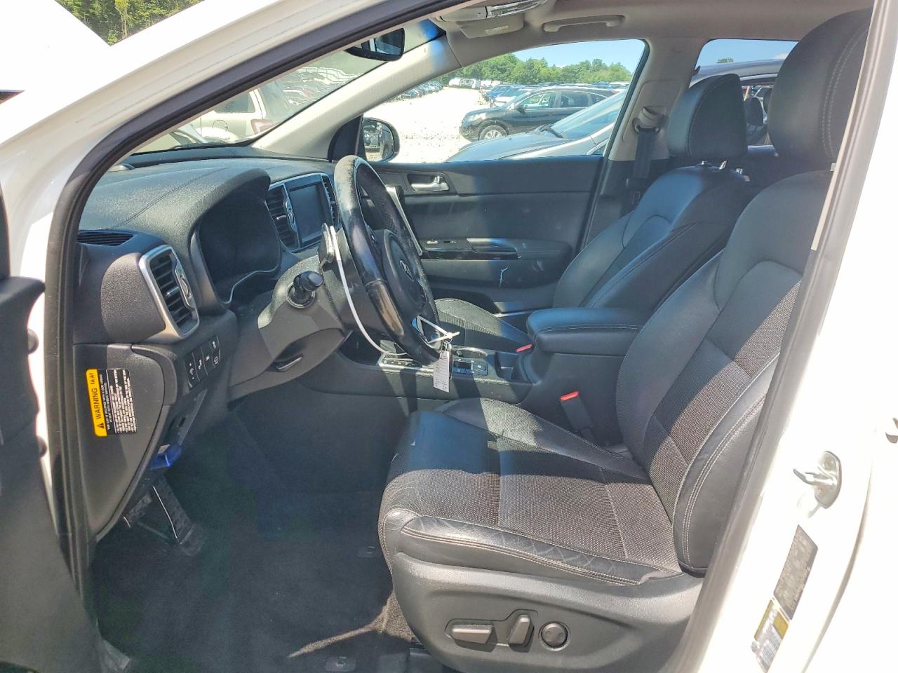 2018 Kia Sportage Sx White vin: KNDPR3A62J7370853