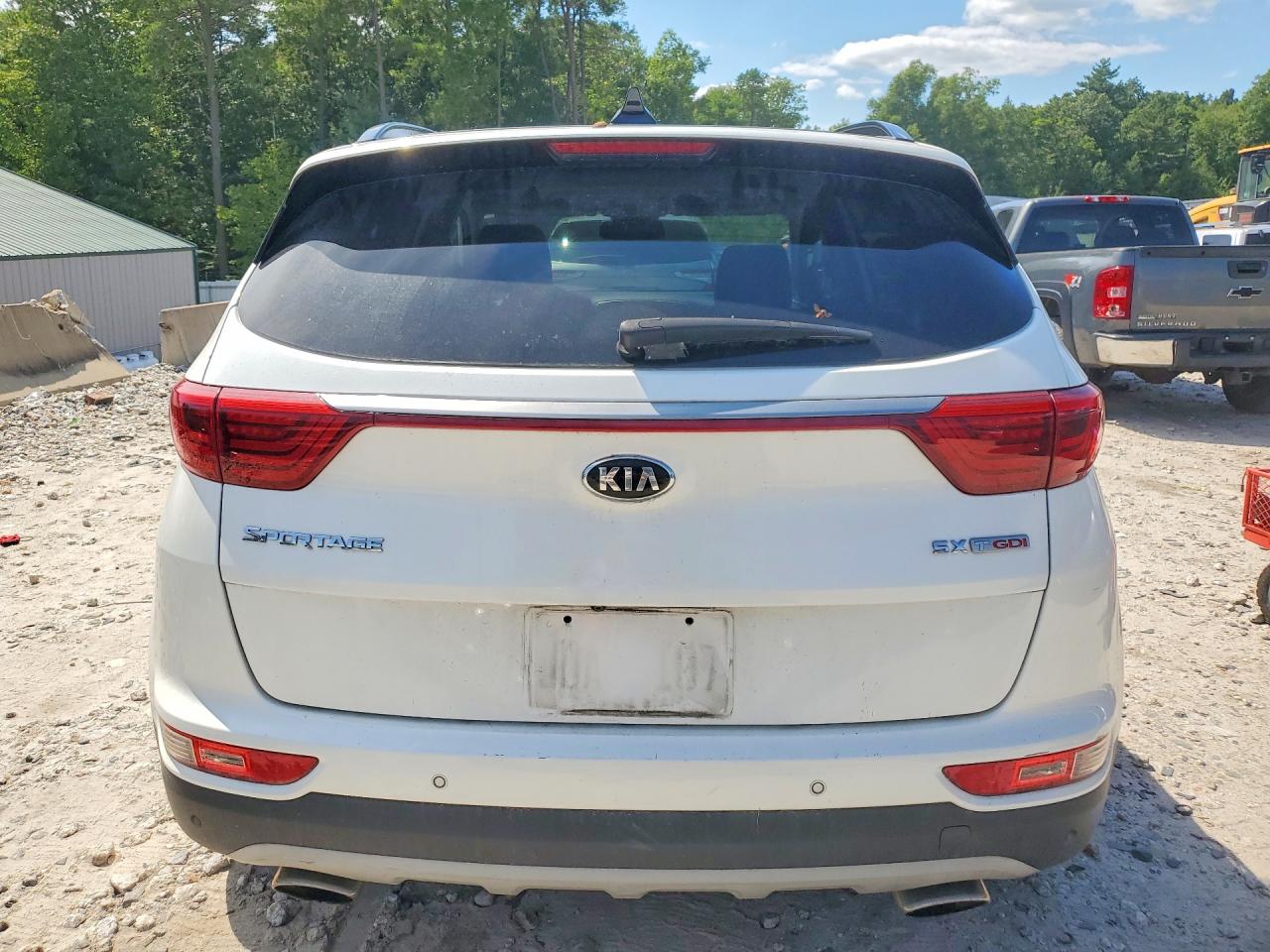 2018 Kia Sportage Sx White vin: KNDPR3A62J7370853