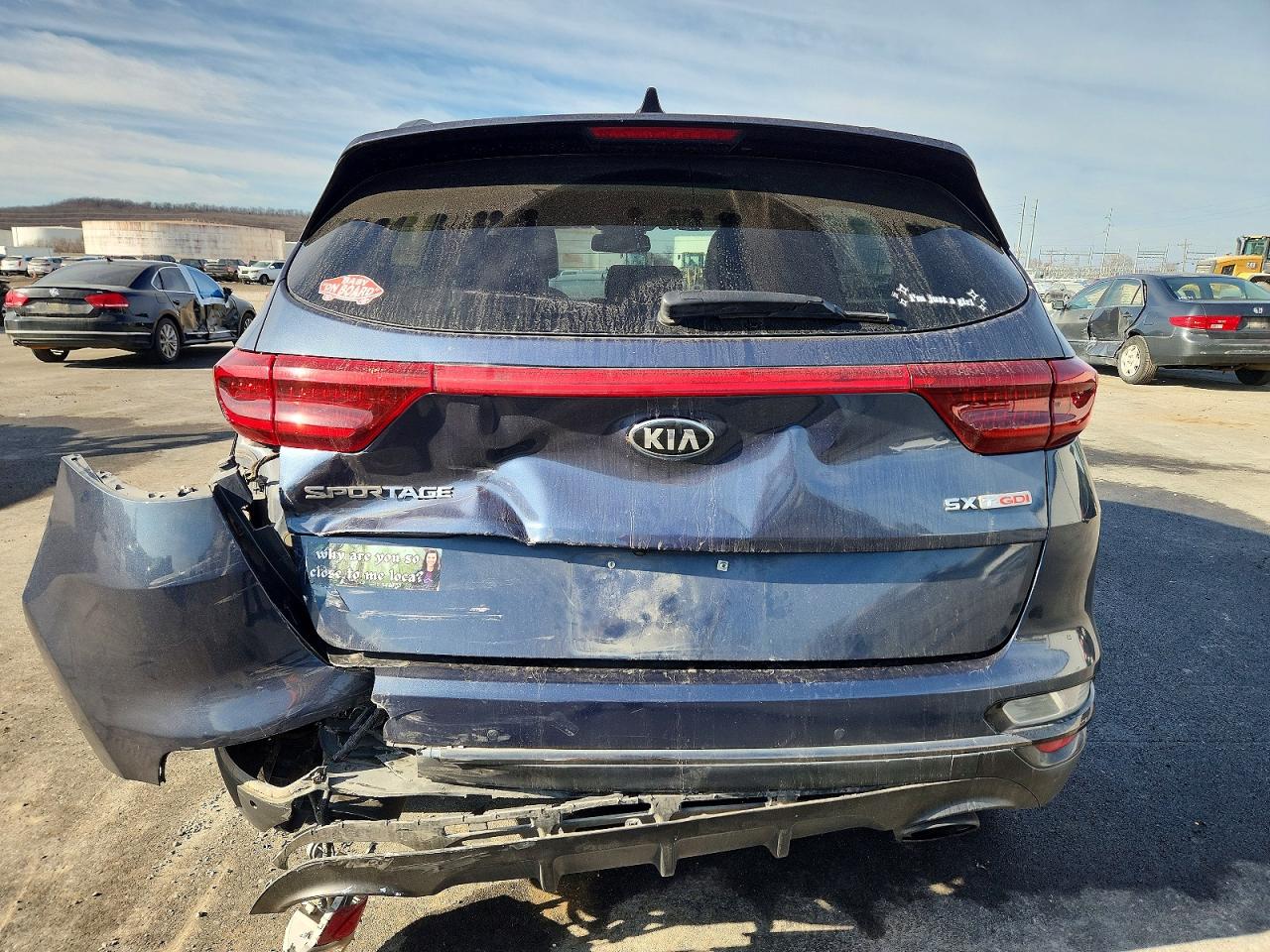 2021 Kia Sportage Sx Серый vin: KNDPR3A64M7875636