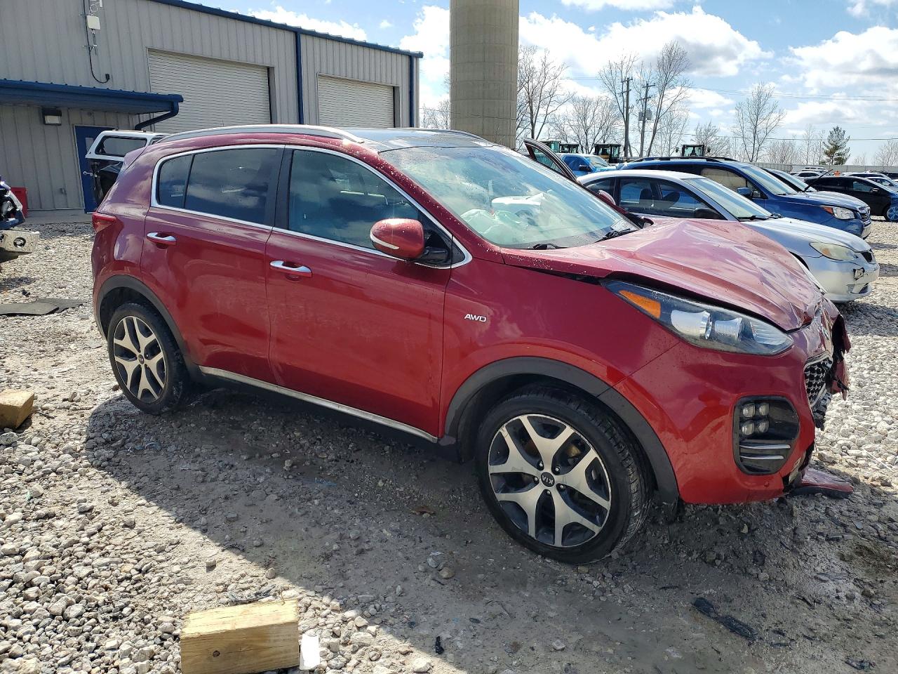 2017 Kia Sportage Sx Turbo Red vin: KNDPRCA65H7266822