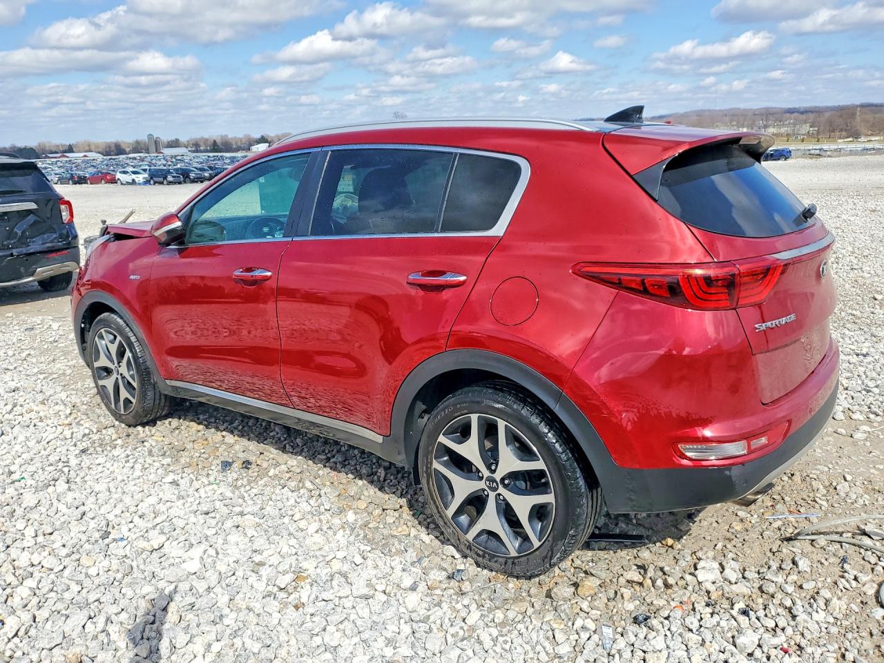 2017 Kia Sportage Sx Turbo Red vin: KNDPRCA65H7266822