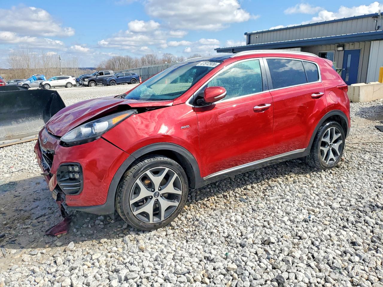 2017 Kia Sportage Sx Turbo Red vin: KNDPRCA65H7266822