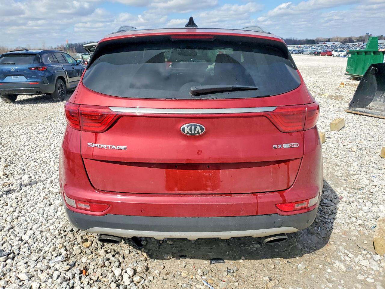 2017 Kia Sportage Sx Turbo Red vin: KNDPRCA65H7266822