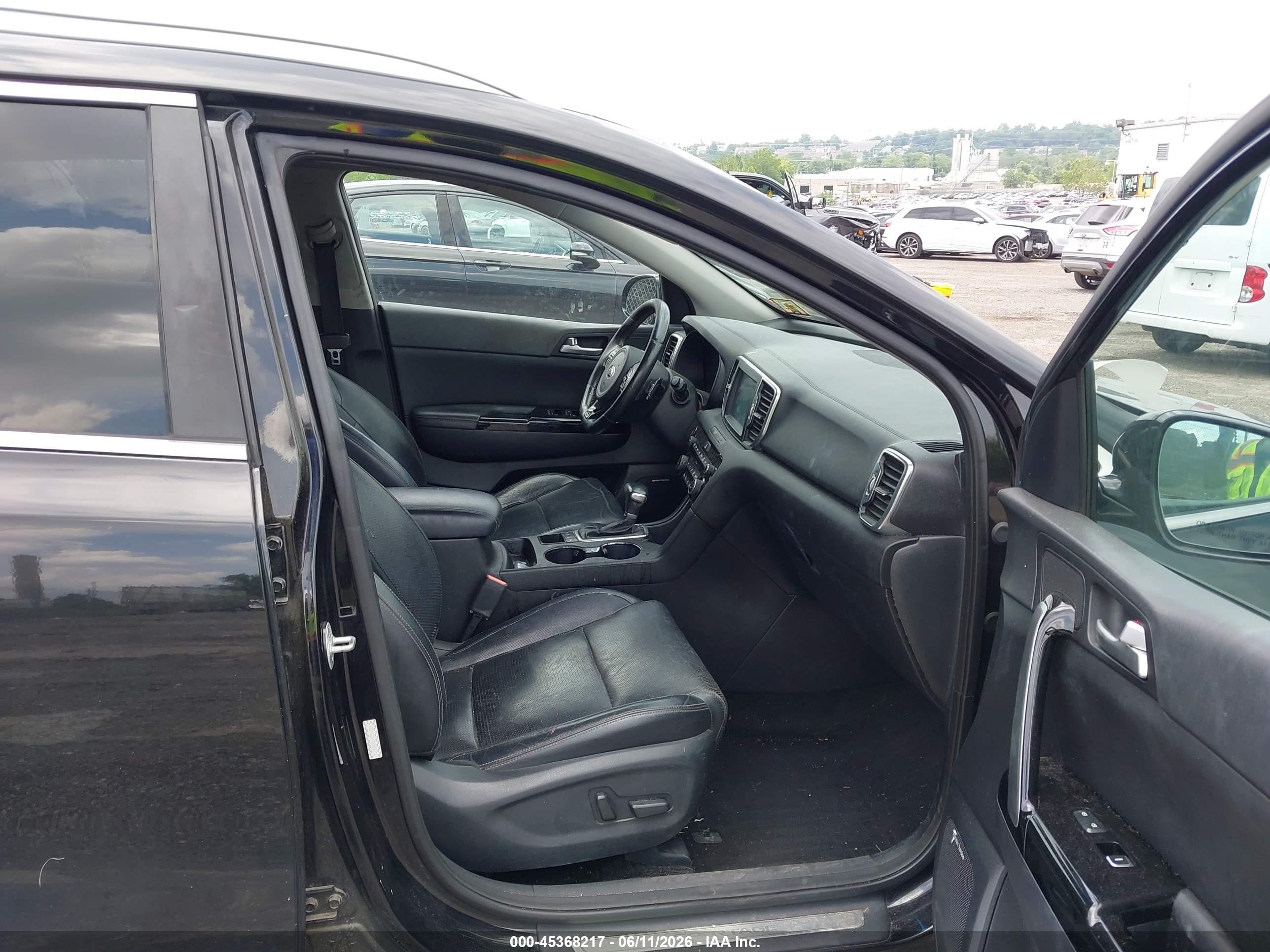 2017 Kia Sportage Sx Turbo Black vin: KNDPRCA67H7090212
