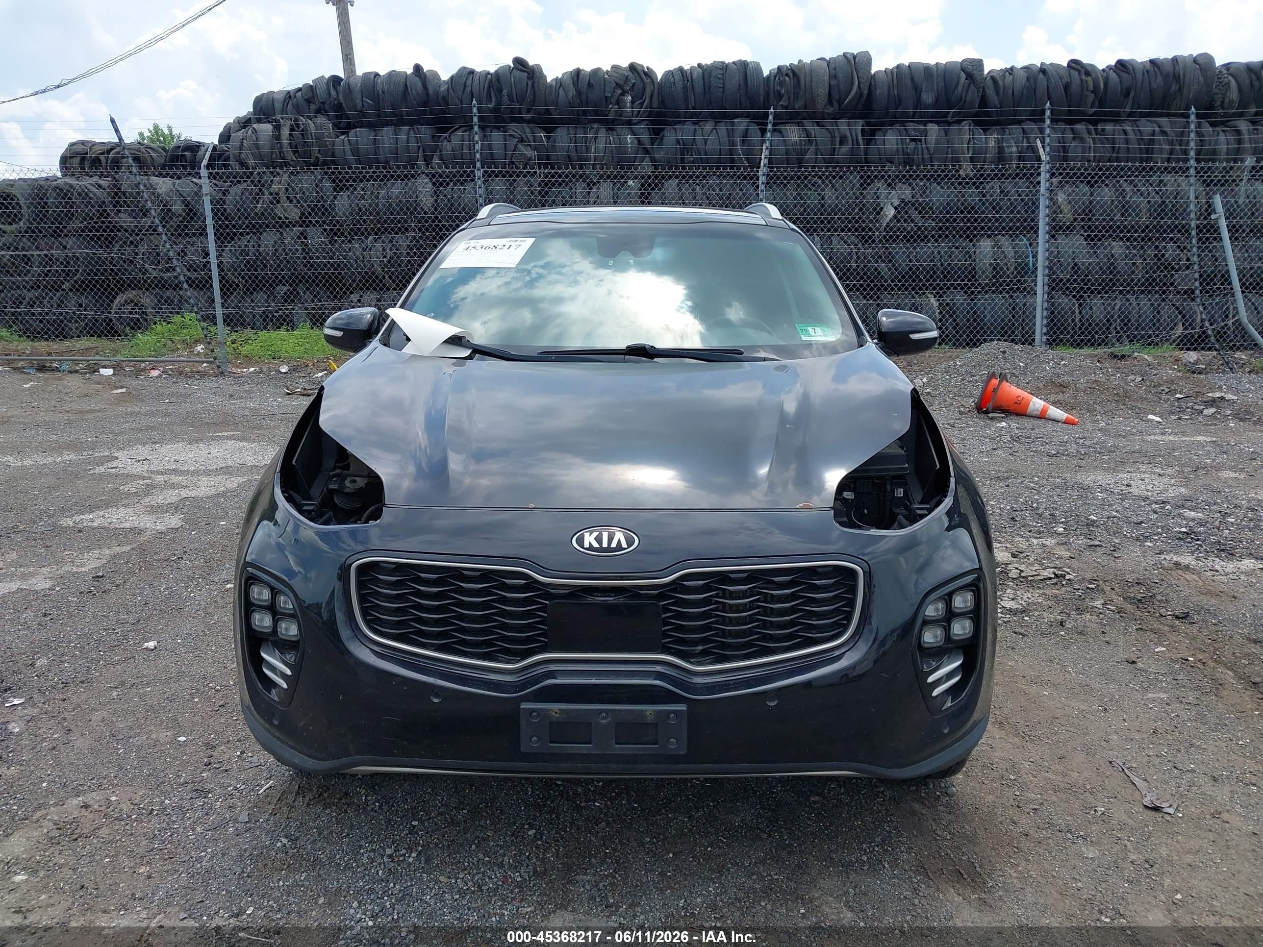 2017 Kia Sportage Sx Turbo Black vin: KNDPRCA67H7090212