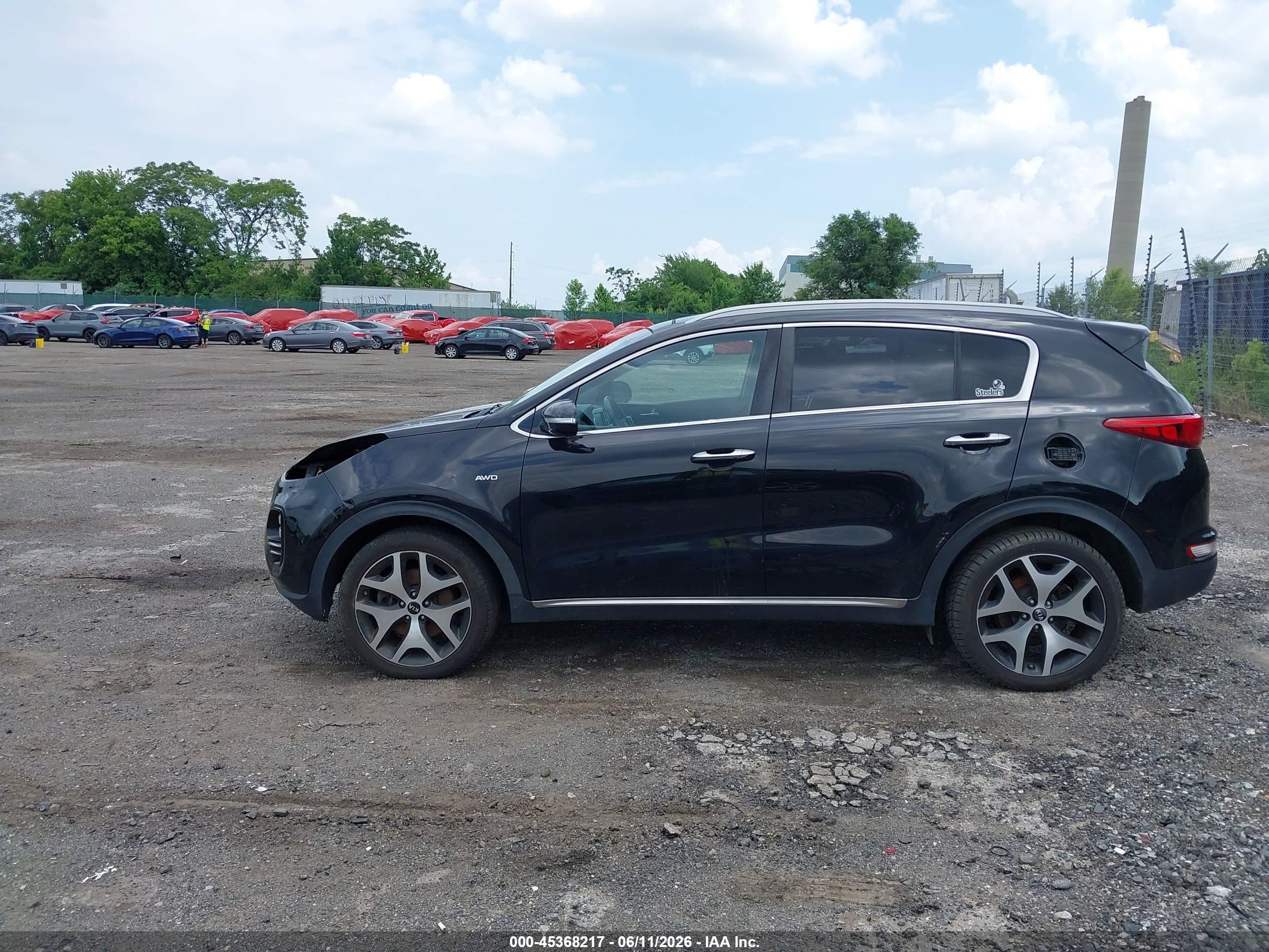 2017 Kia Sportage Sx Turbo Black vin: KNDPRCA67H7090212