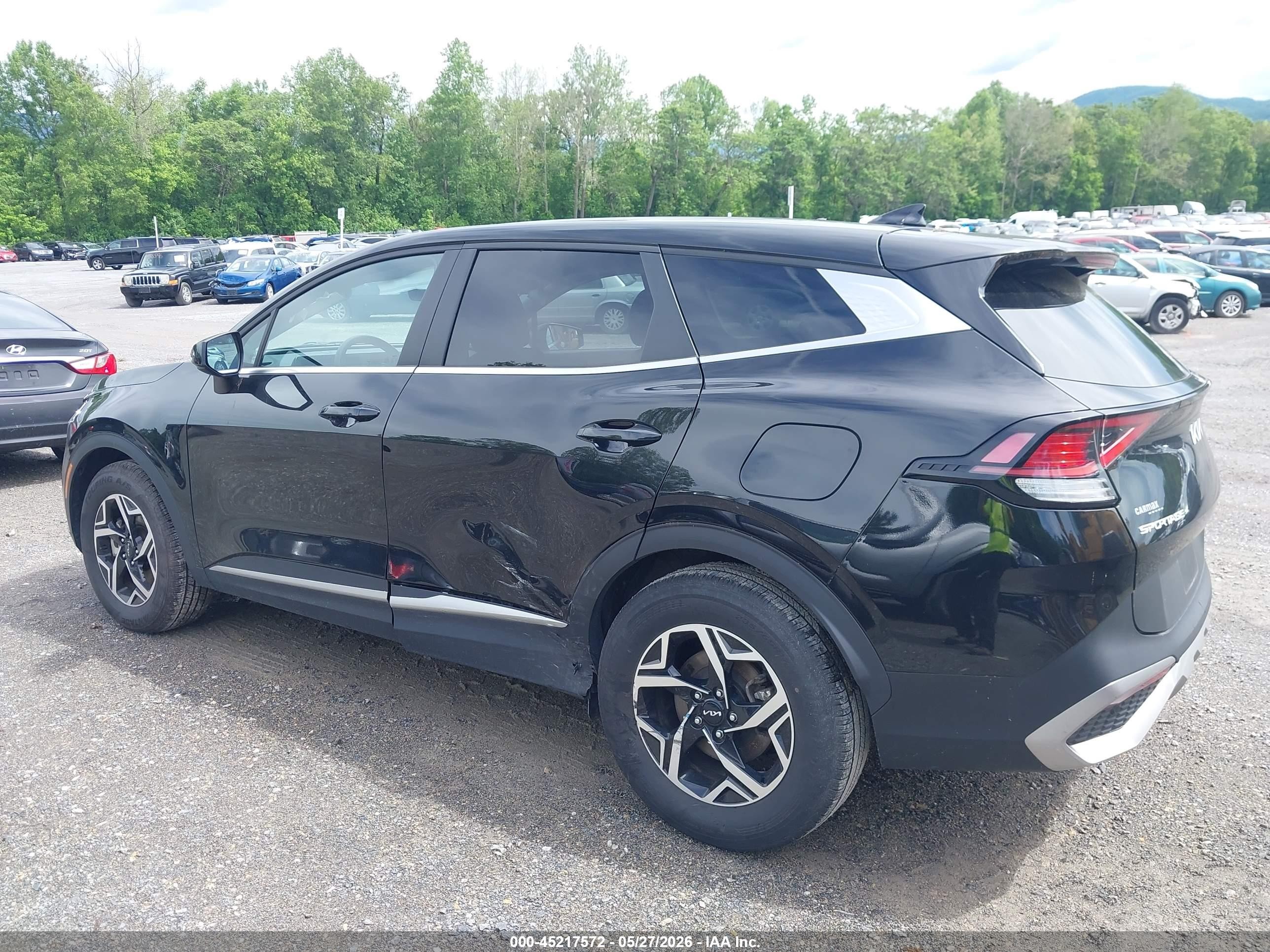 2024 Kia Sportage Lx Black vin: KNDPU3DF7R7261780