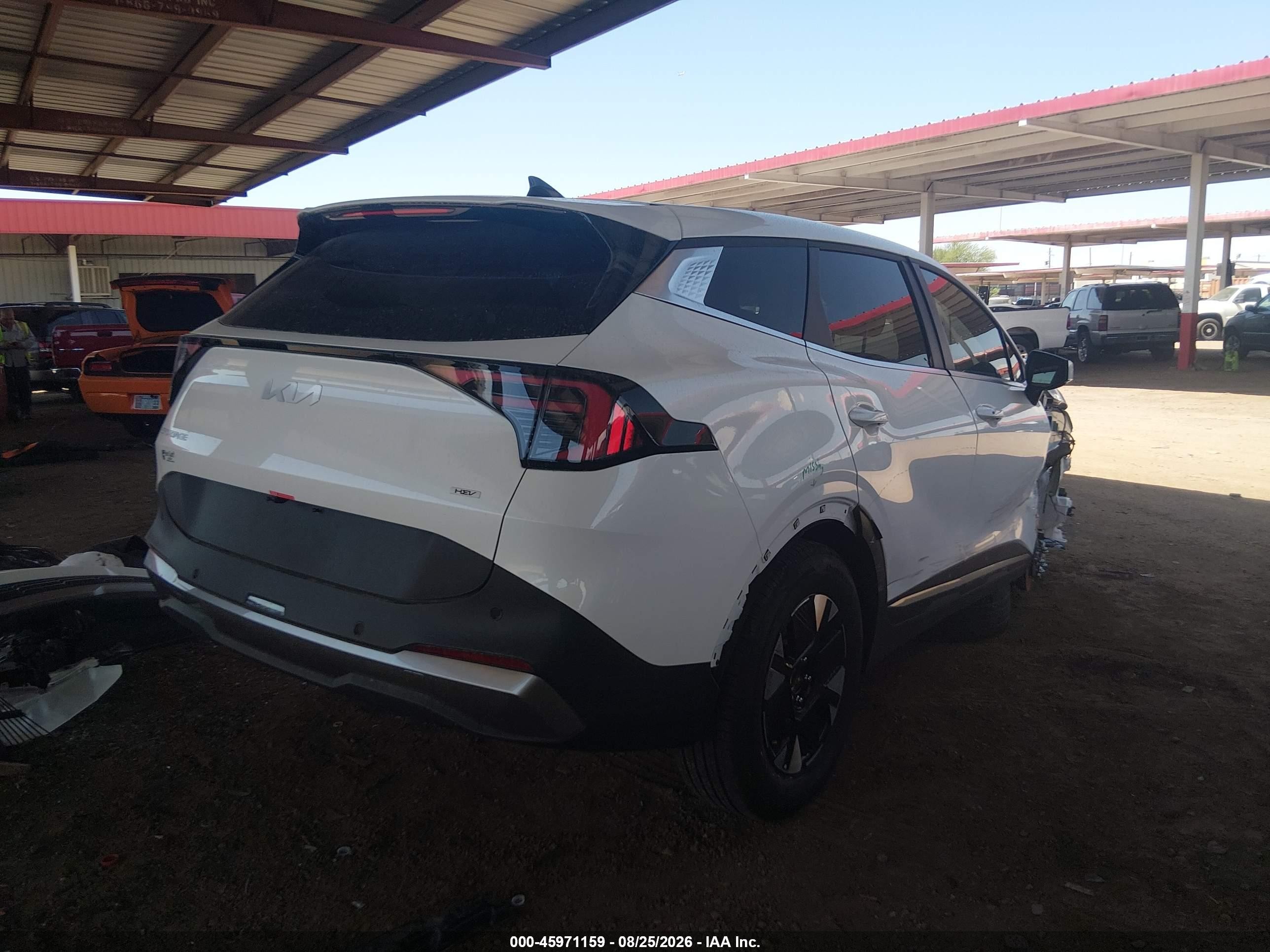 2026 Kia Sportage Hybrid Lx White vin: KNDPU3DG9T7302166