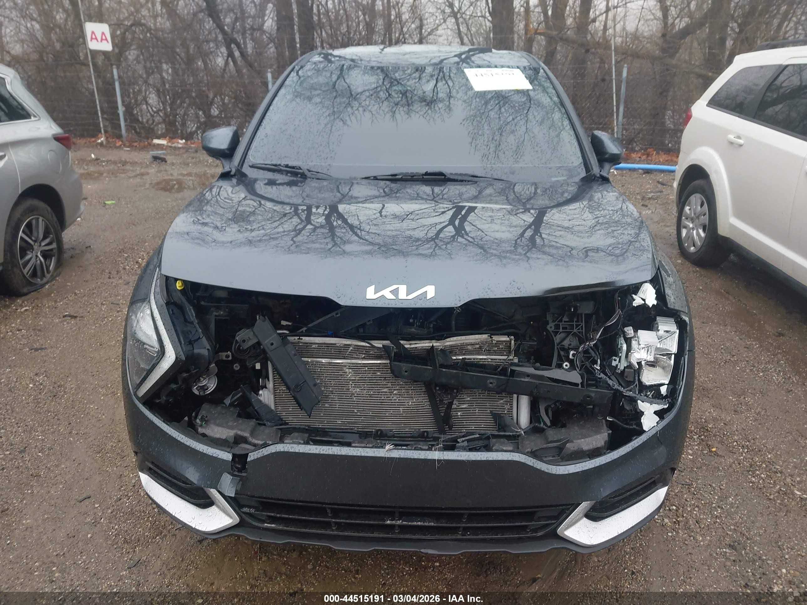 2023 Kia Sportage Lx Серый vin: KNDPUCAF0P7090534