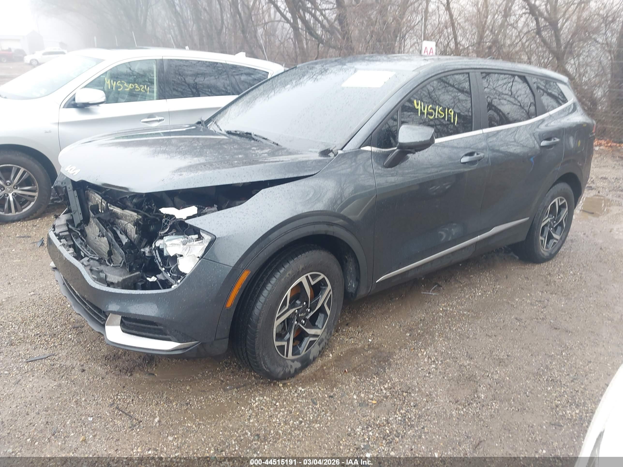 2023 Kia Sportage Lx Серый vin: KNDPUCAF0P7090534