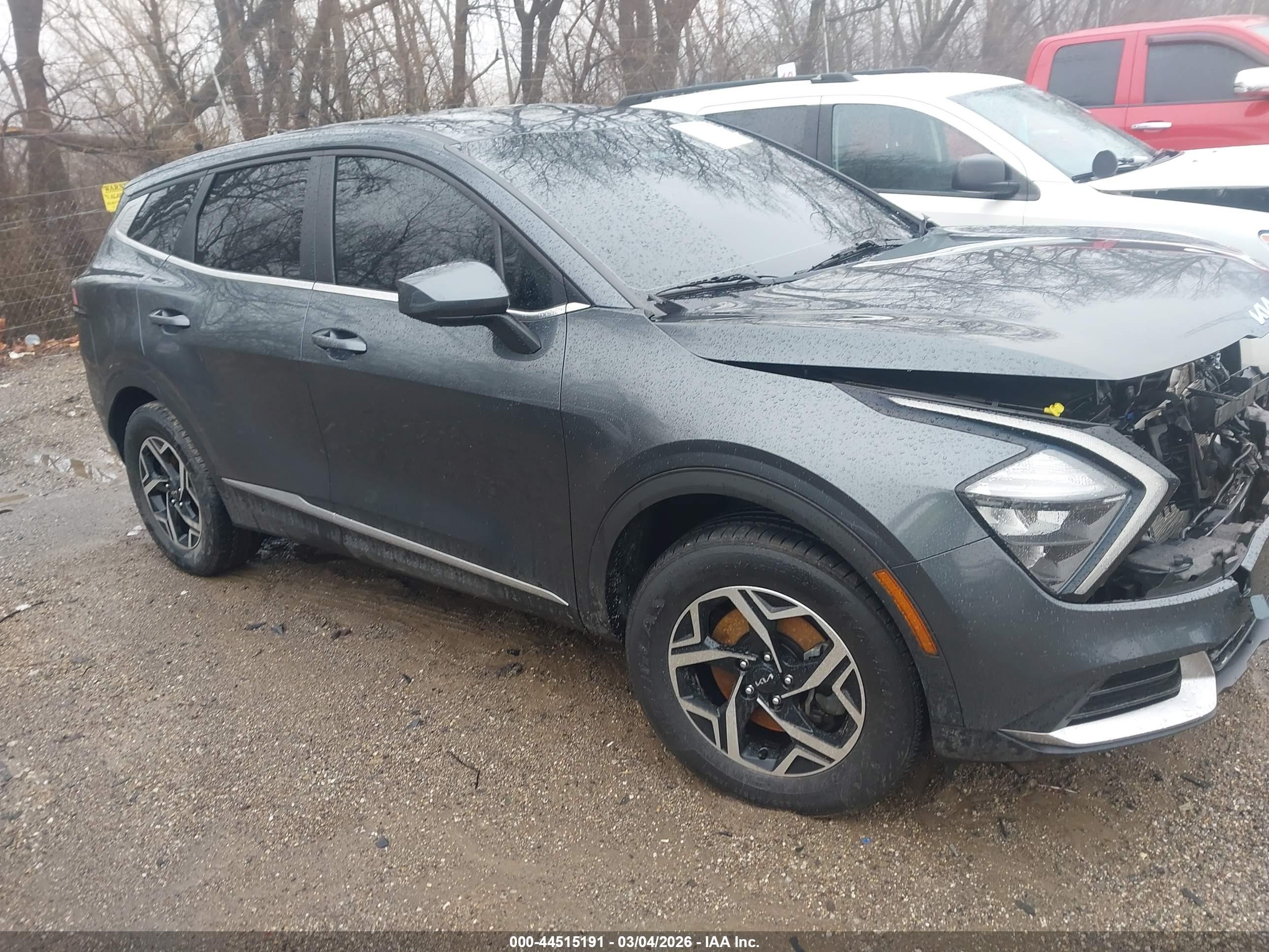 2023 Kia Sportage Lx Серый vin: KNDPUCAF0P7090534