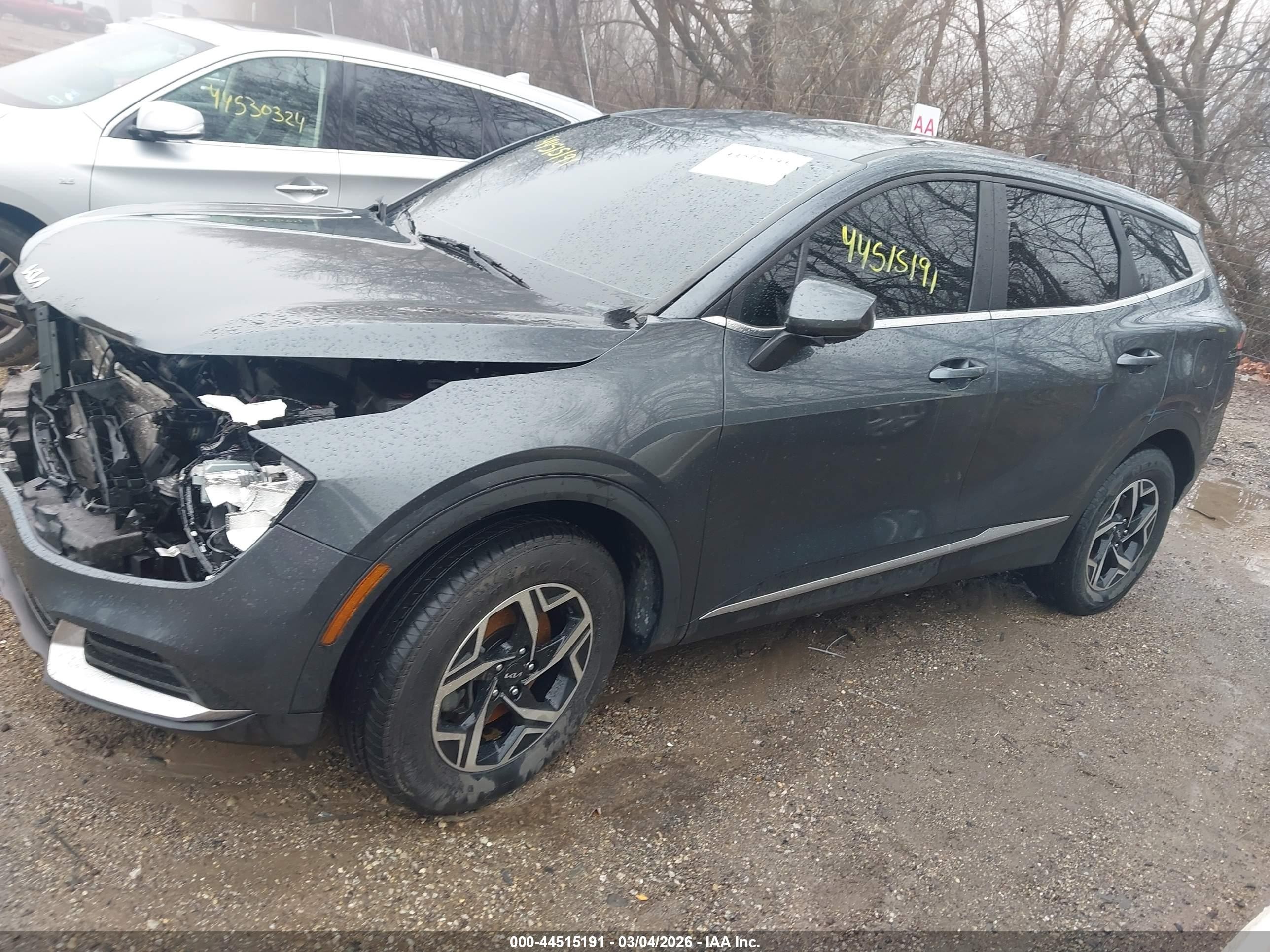 2023 Kia Sportage Lx Серый vin: KNDPUCAF0P7090534