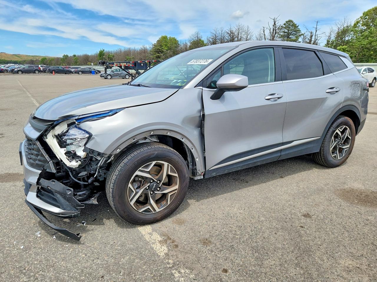 2023 Kia Sportage Lx Silver vin: KNDPUCAF8P7174651