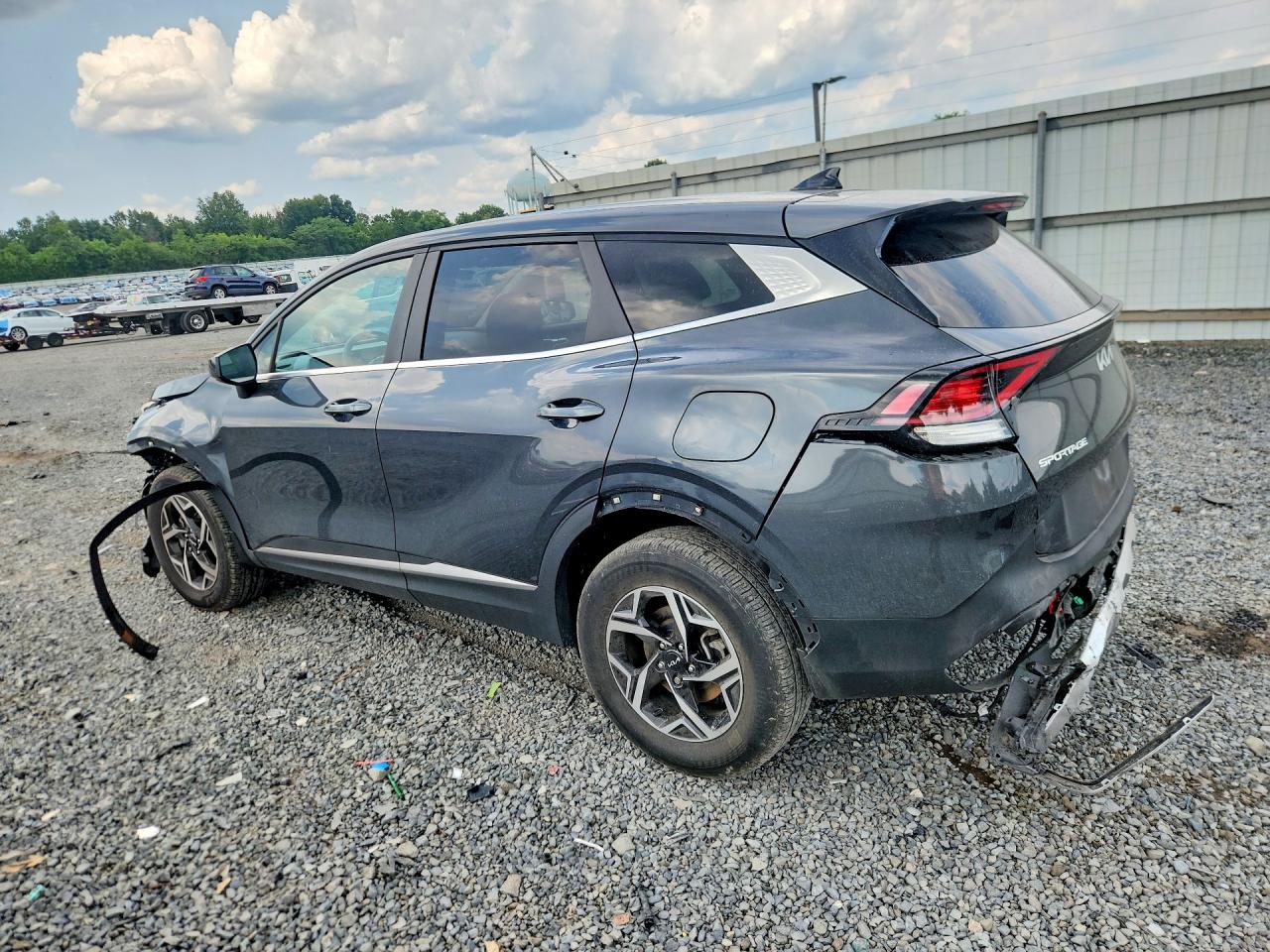 2023 Kia Sportage Lx Gray vin: KNDPUCAF9P7208239