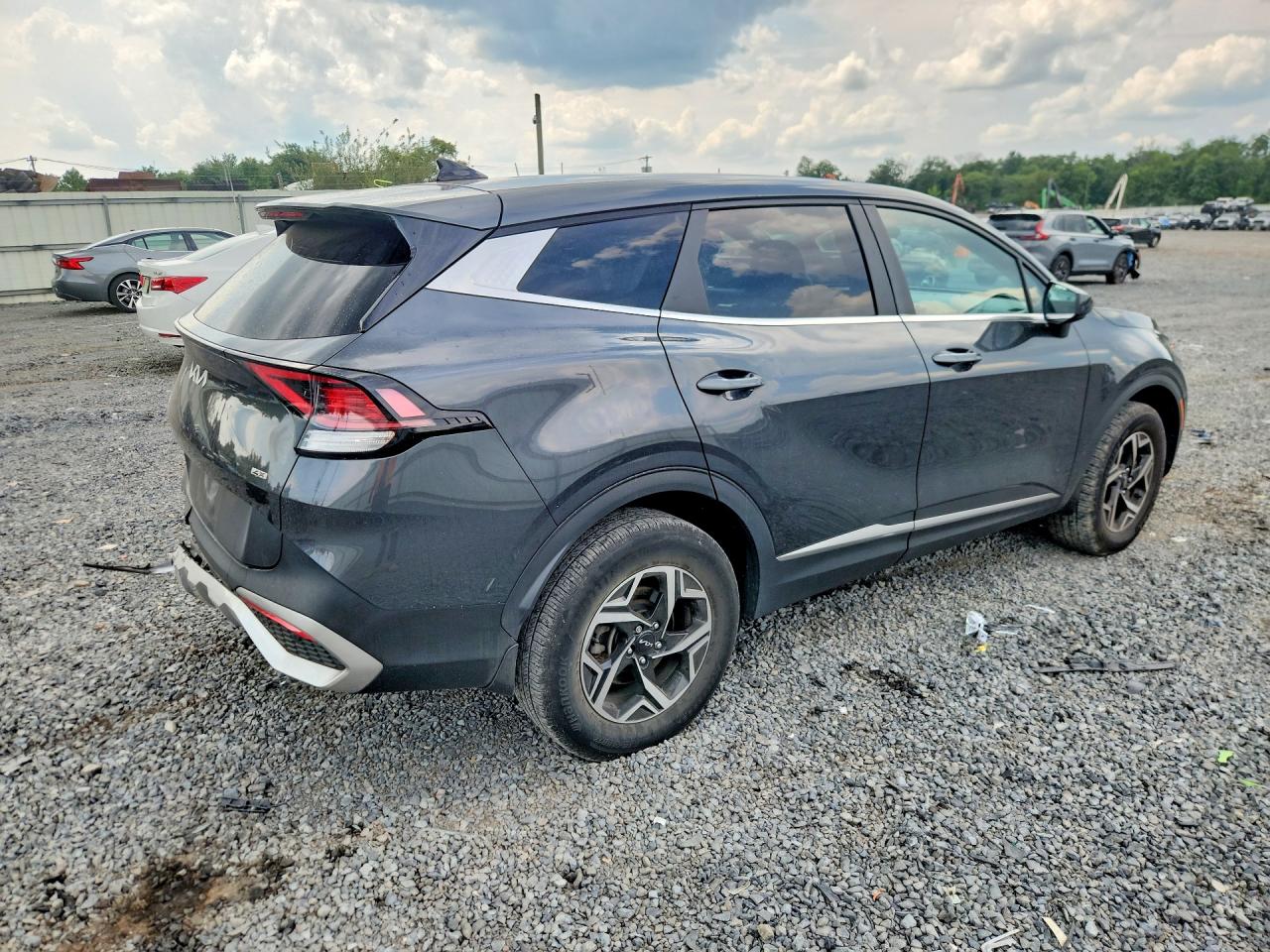2023 Kia Sportage Lx Gray vin: KNDPUCAF9P7208239