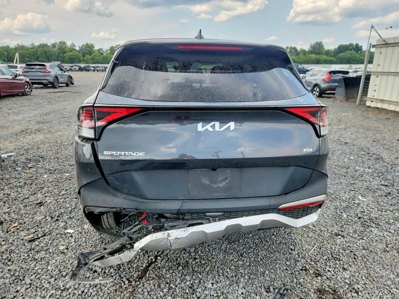 2023 Kia Sportage Lx Gray vin: KNDPUCAF9P7208239