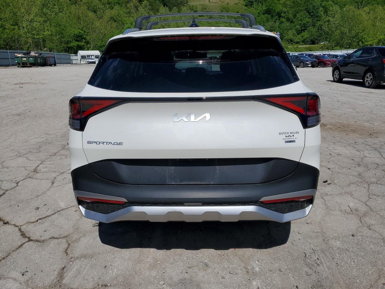 2023 Kia Sportage Ex White vin: KNDPVCAG1P7113454