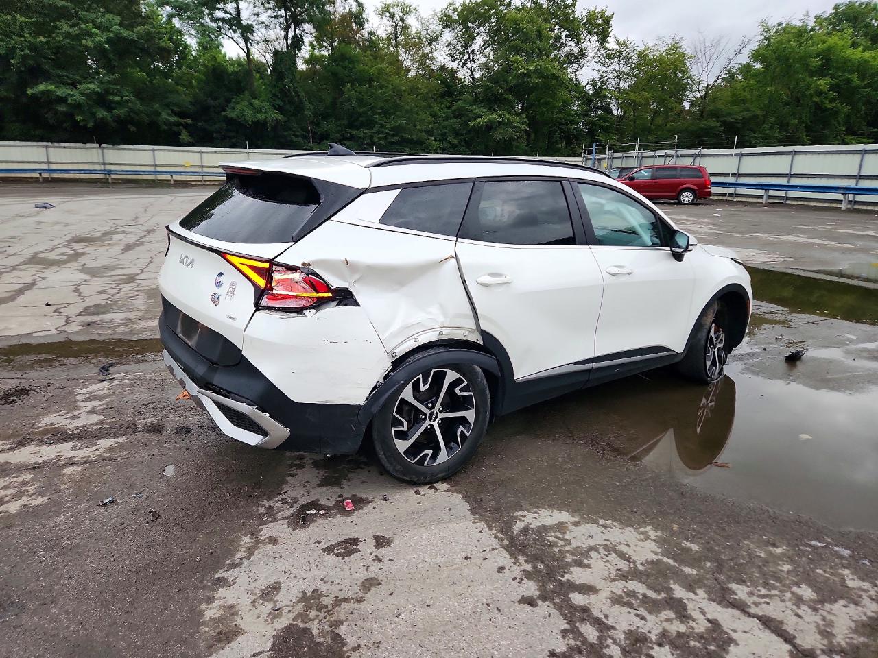 2023 Kia Sportage Ex White vin: KNDPVCAG4P7033503