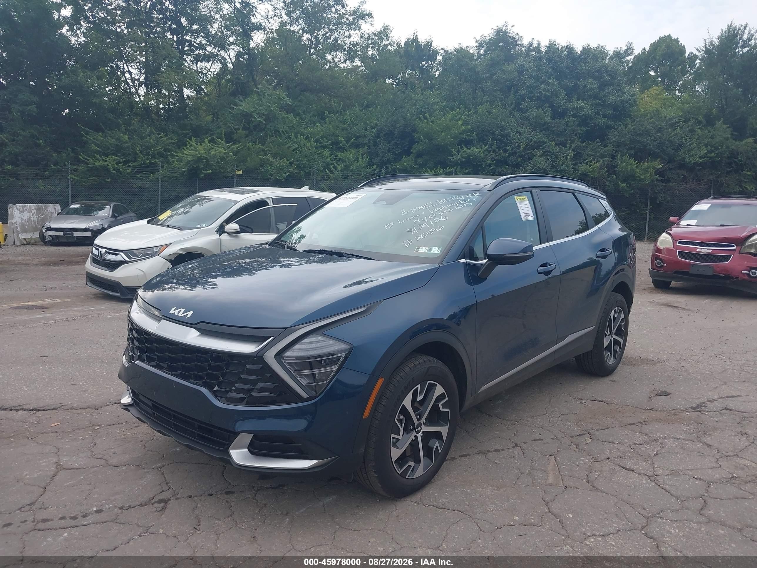 2025 Kia Sportage Hybrid Ex Blue vin: KNDPVCDG8S7214933