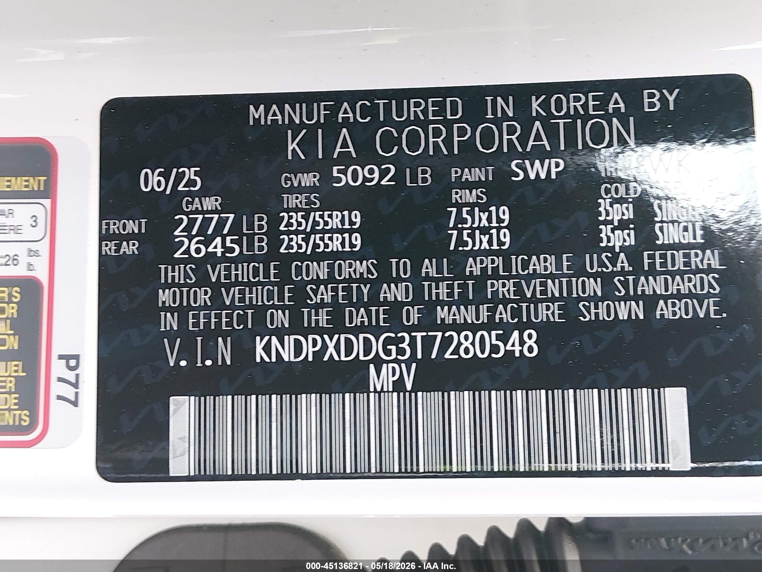 2026 Kia Sportage Hybrid Sx-prestige White vin: KNDPXDDG3T7280548
