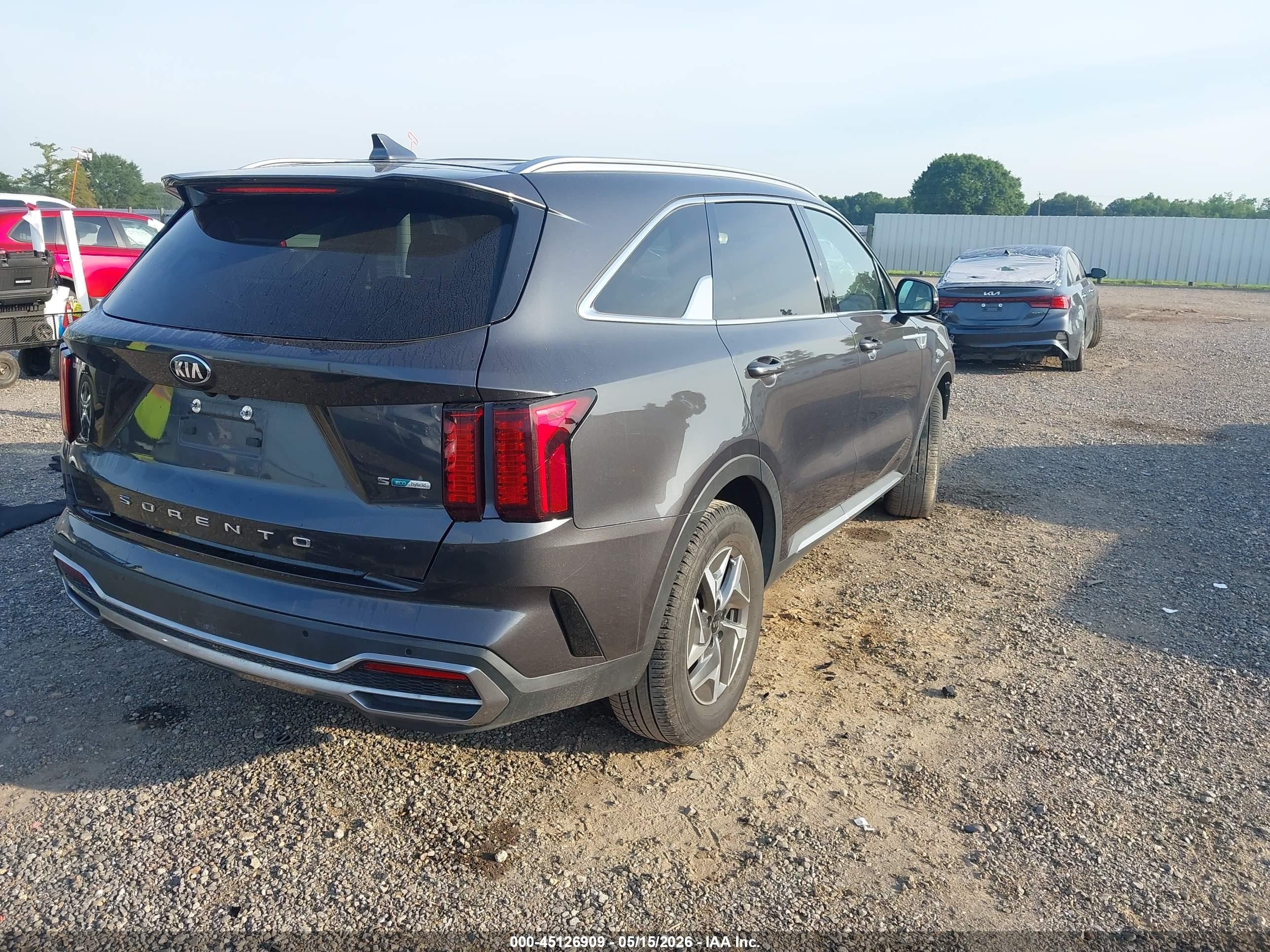 2021 Kia Sorento Hybrid S Gray vin: KNDRG4LG0M5024505