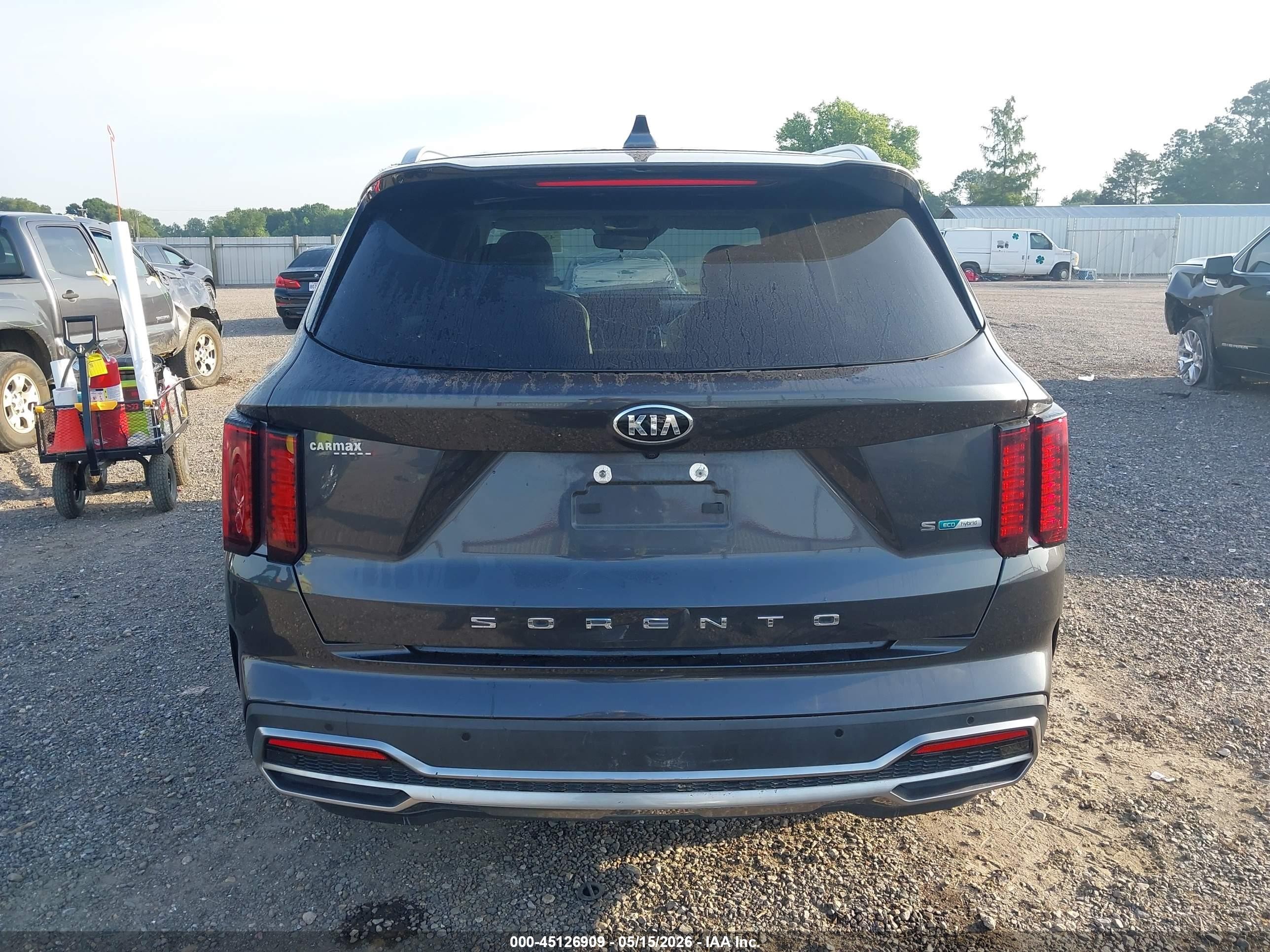 2021 Kia Sorento Hybrid S Gray vin: KNDRG4LG0M5024505