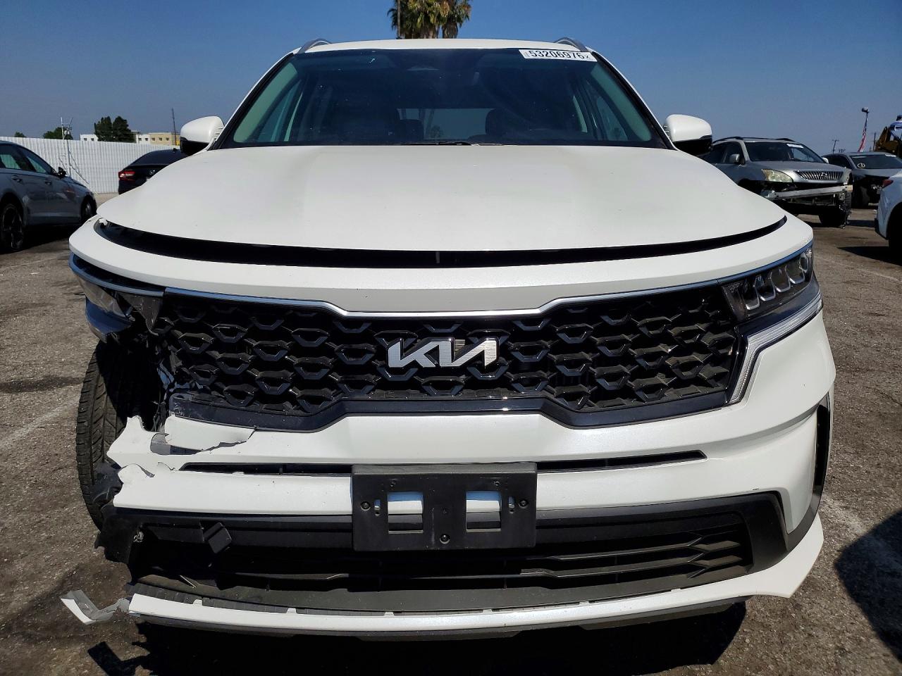 2022 Kia Sorento S White vin: KNDRG4LG8N5110226