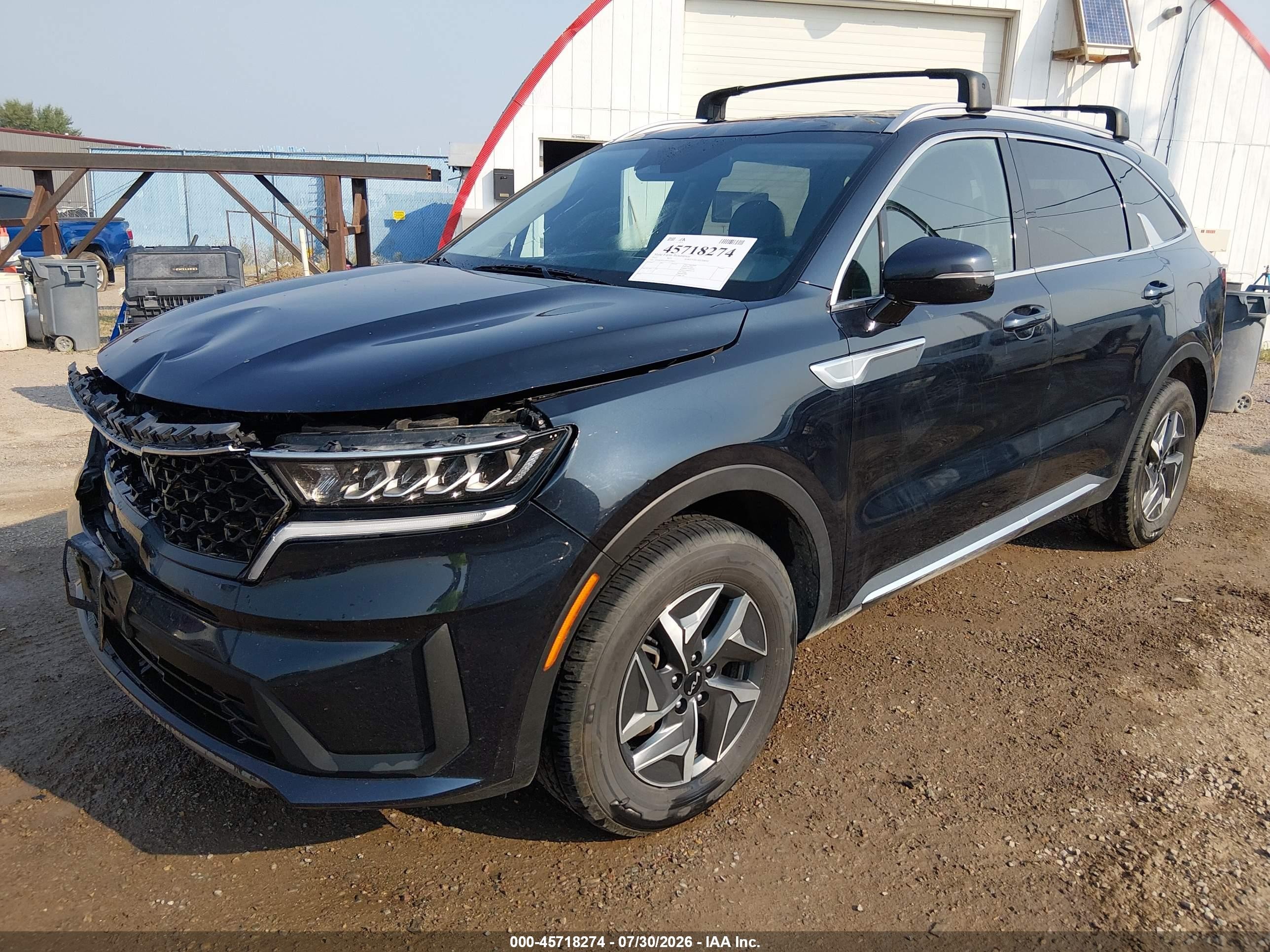 2022 Kia Sorento Hybrid S Black vin: KNDRGDLG9N5123809