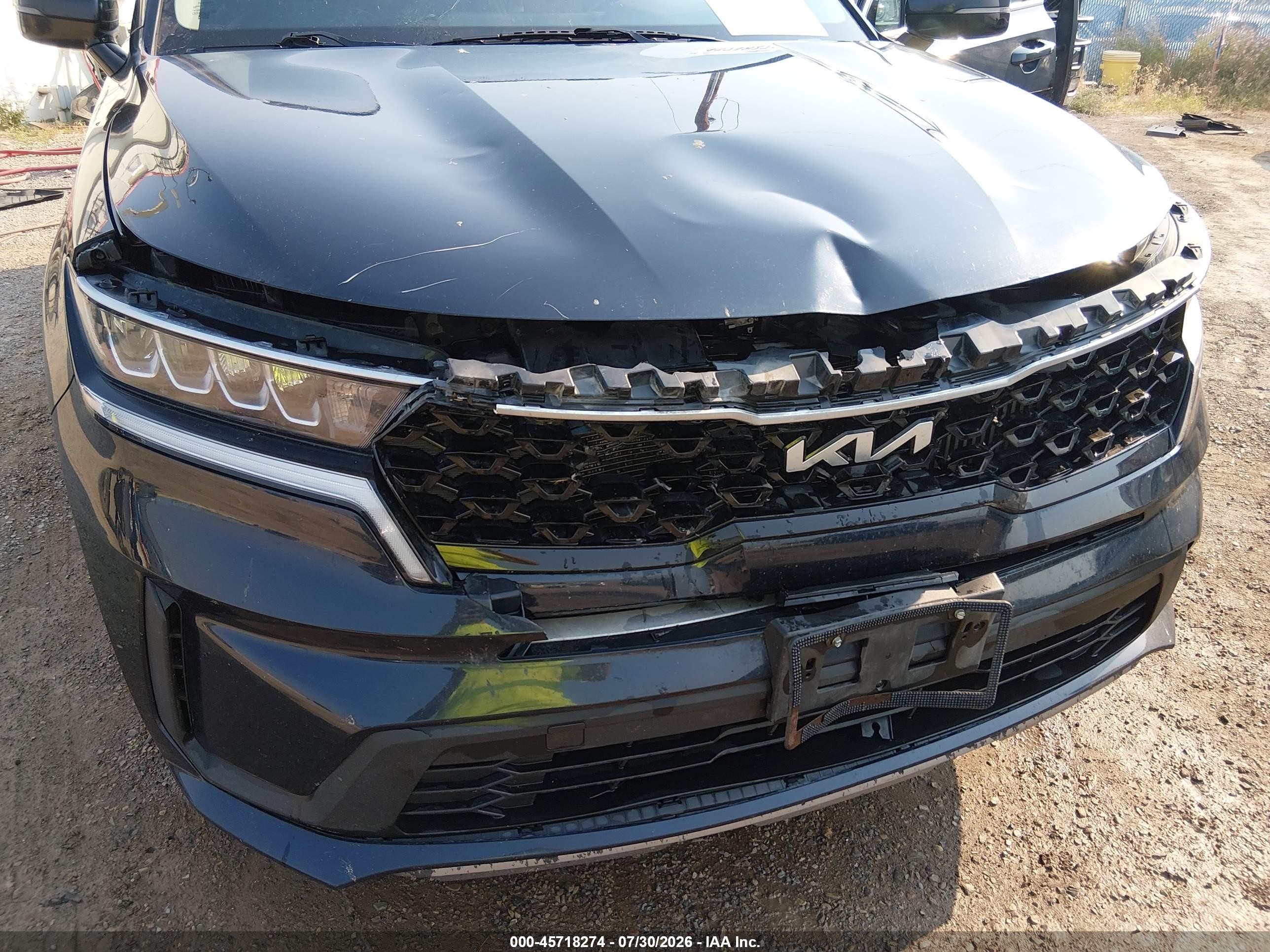 2022 Kia Sorento Hybrid S Black vin: KNDRGDLG9N5123809