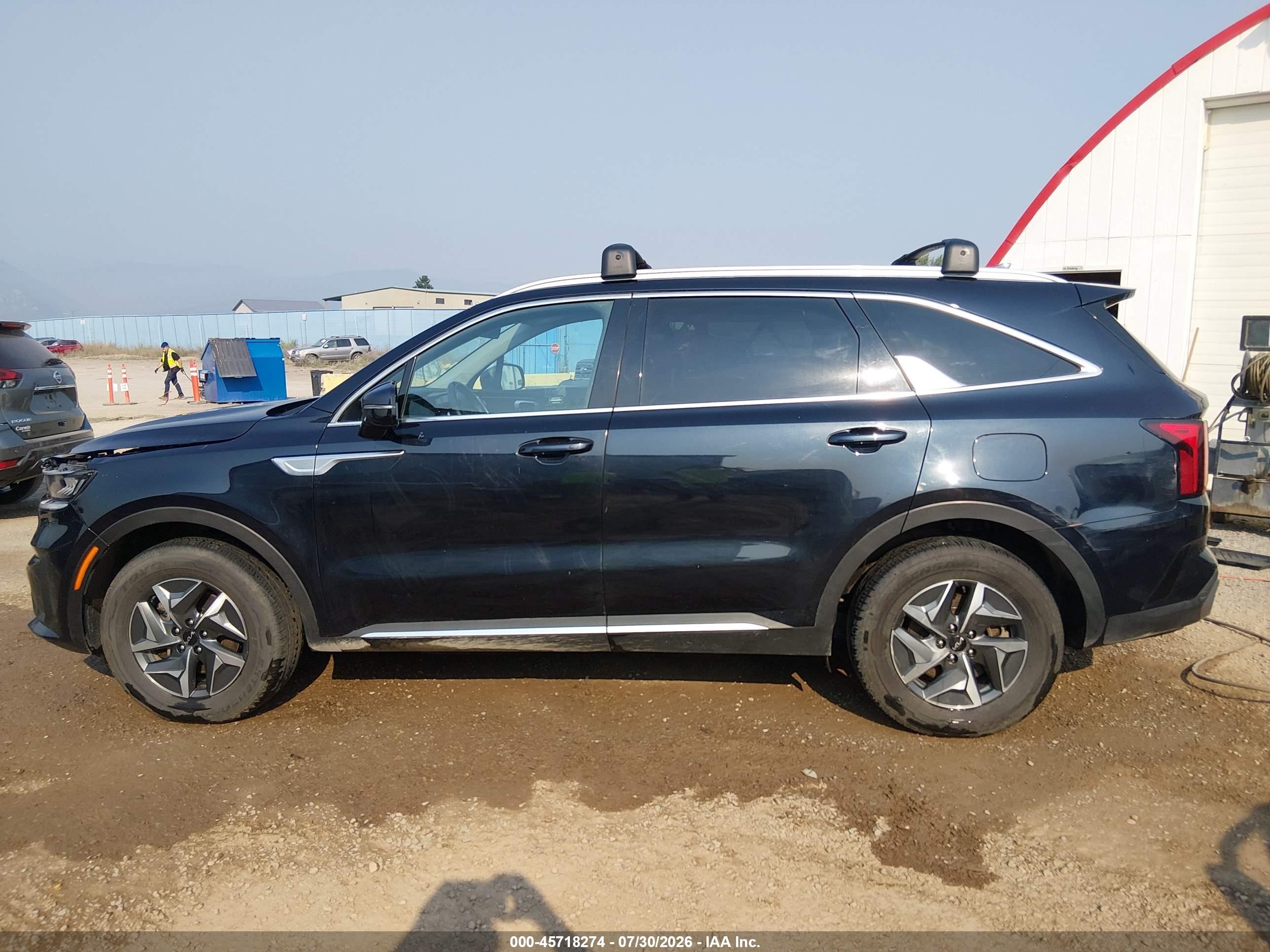 2022 Kia Sorento Hybrid S Black vin: KNDRGDLG9N5123809