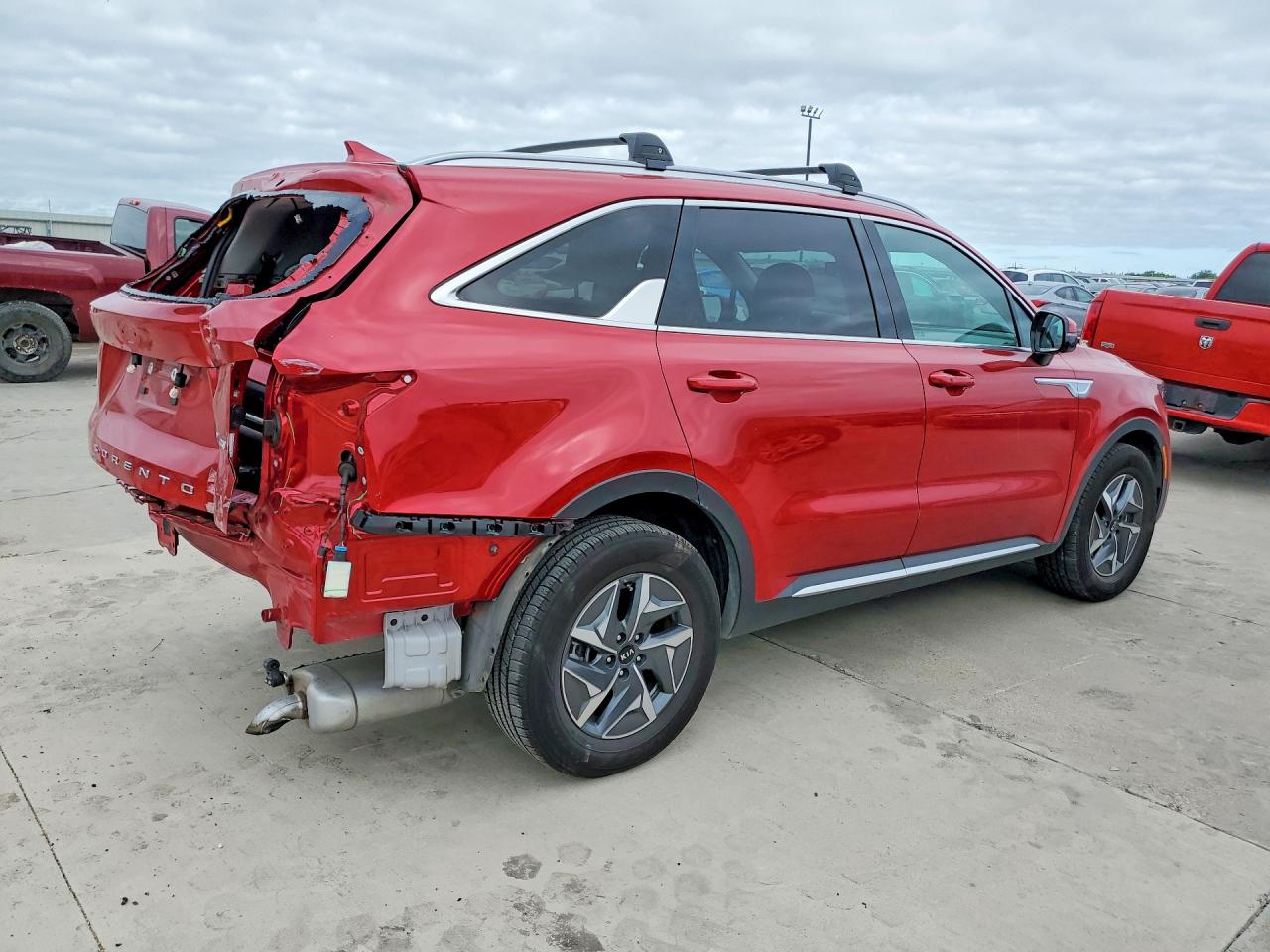 2021 Kia Sorento Ex Red vin: KNDRH4LG1M5036241