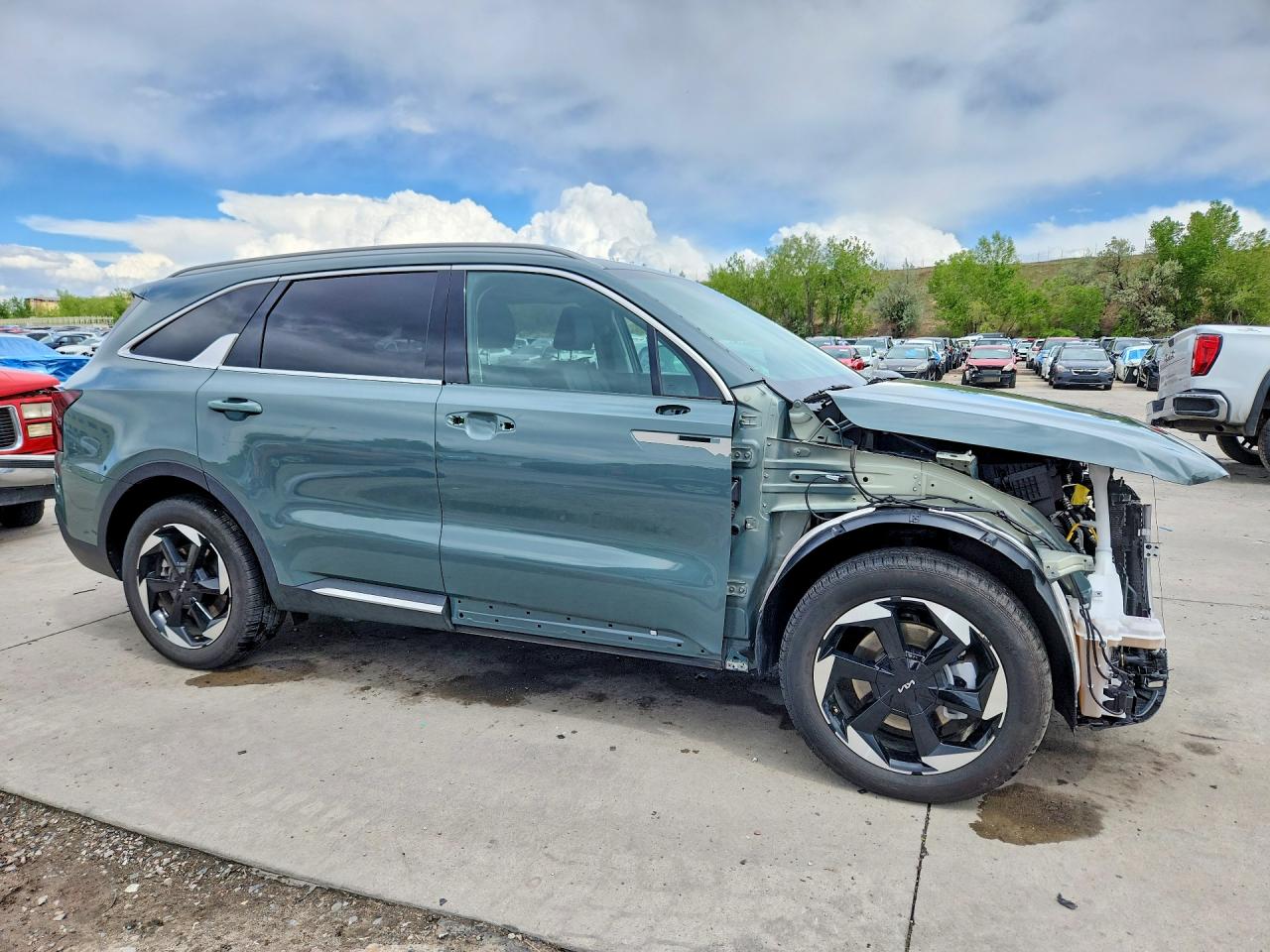2025 Kia Sorento Ex Green vin: KNDRHDJG8S5318277